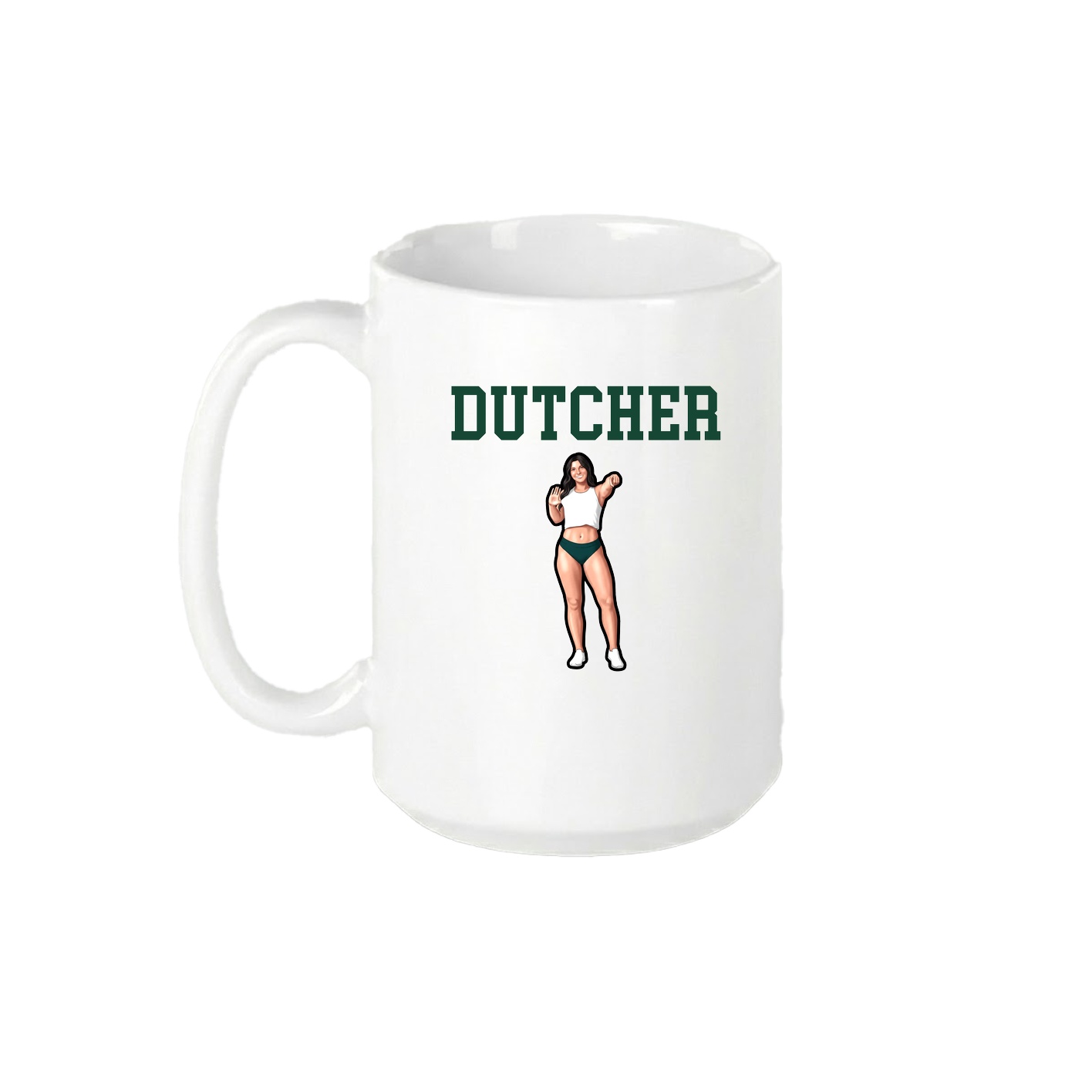 15oz Coffee Mug — Shirsey in White