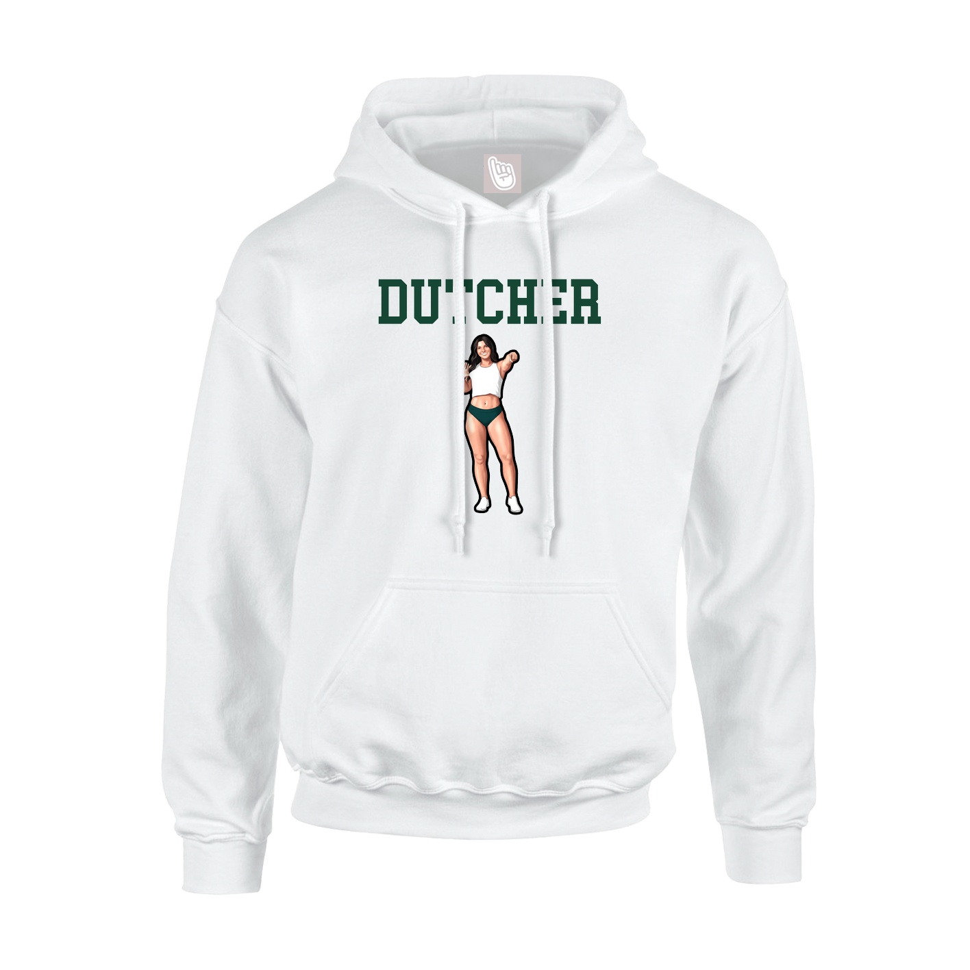 Hoodie — Shirsey in White