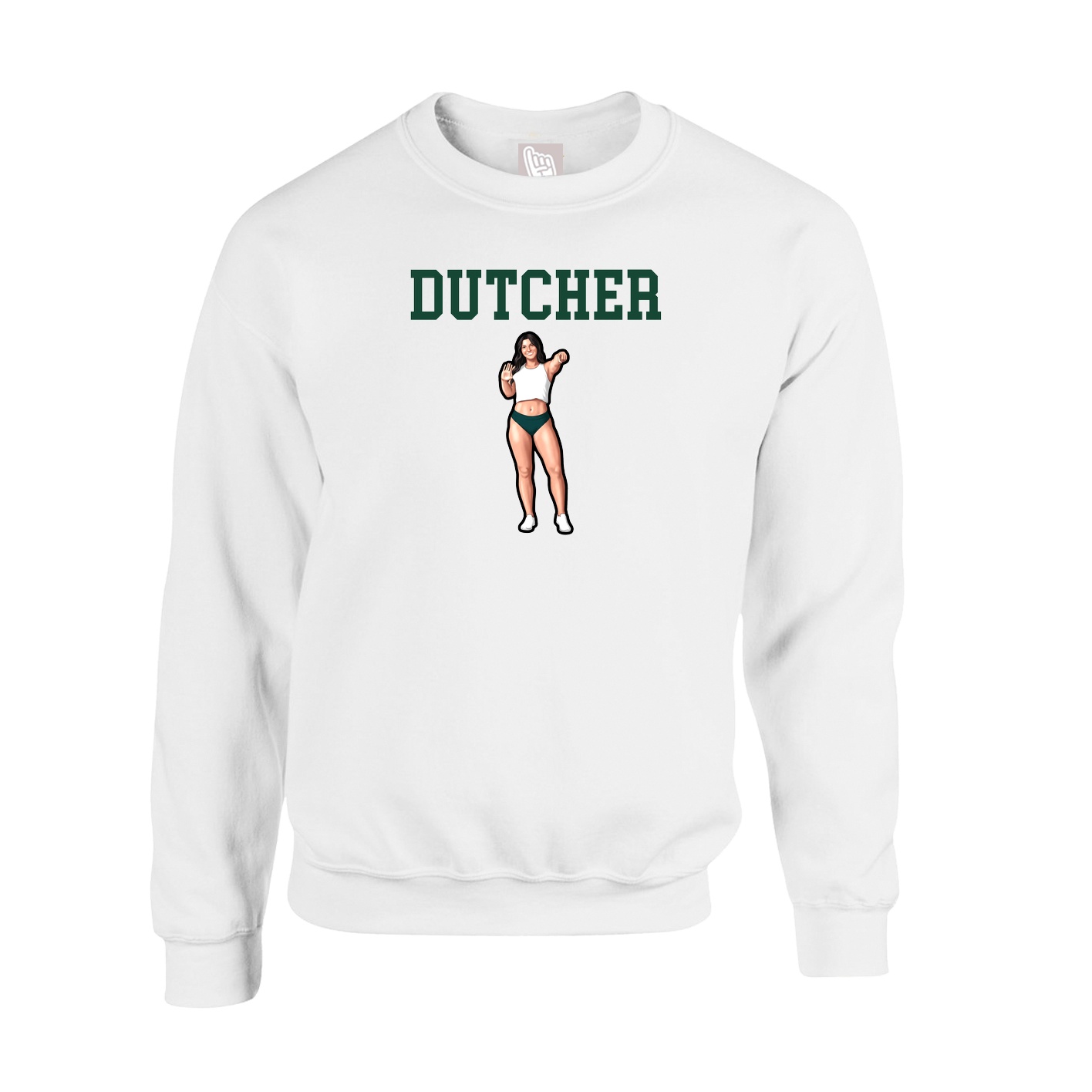 Fleece Crew — Shirsey in White