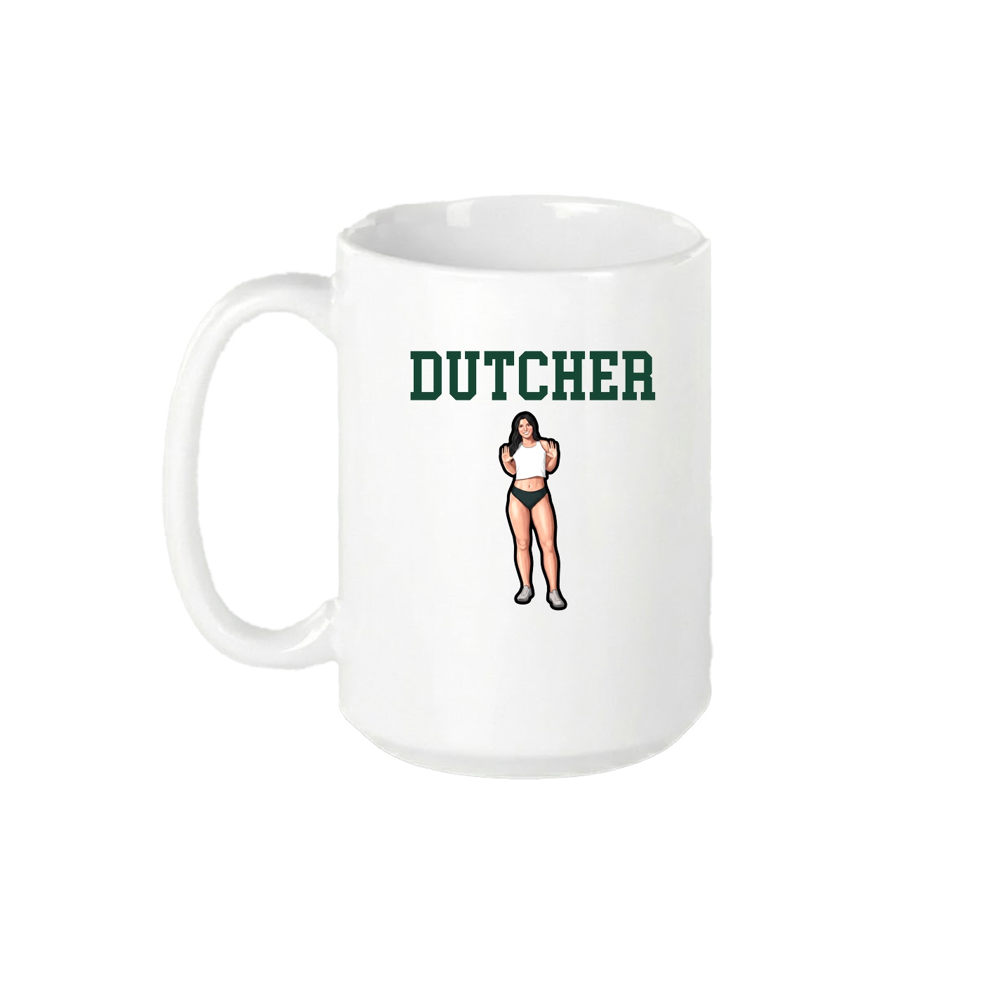 15oz Coffee Mug — Shirsey in White