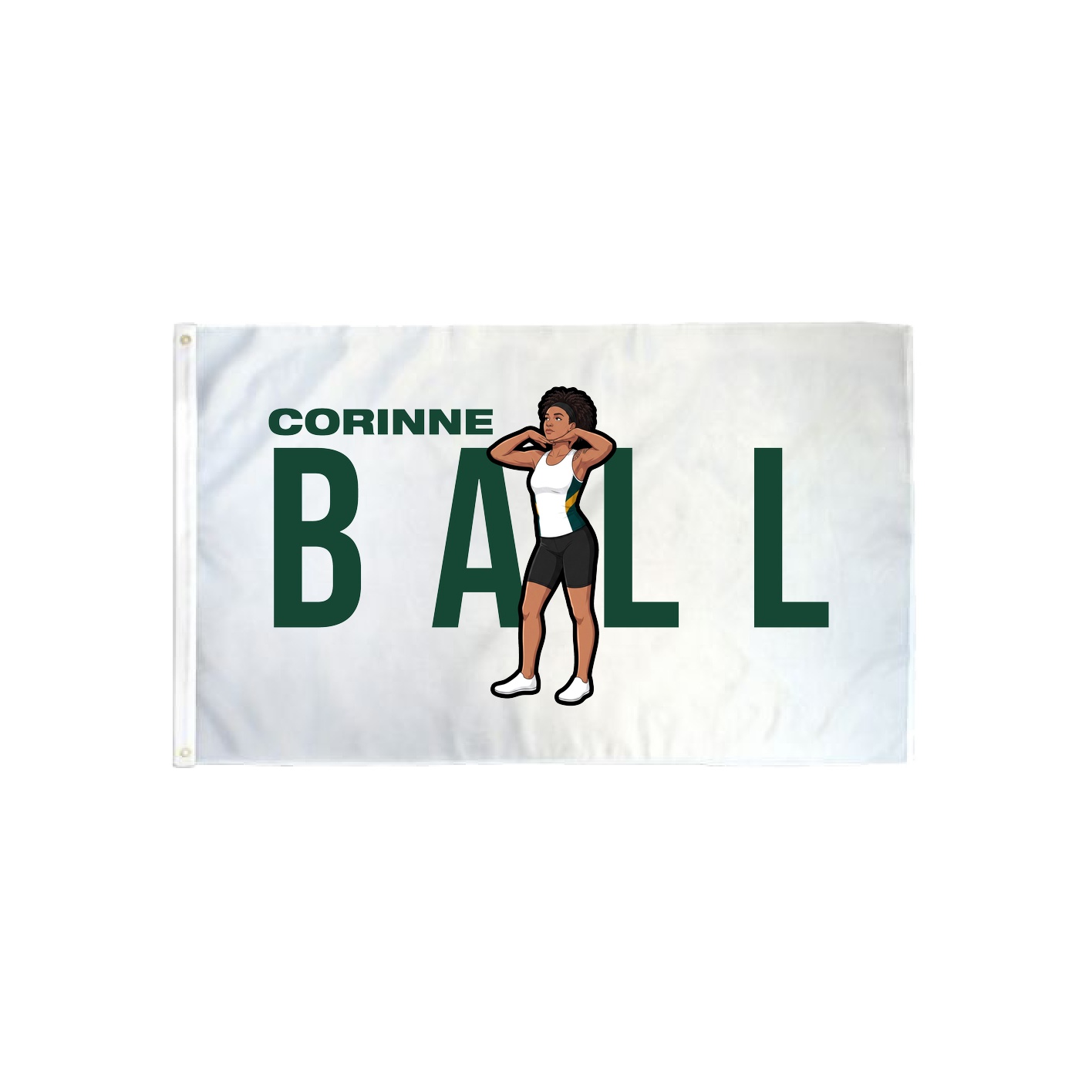 3x5 Flag — Player Name in Classic