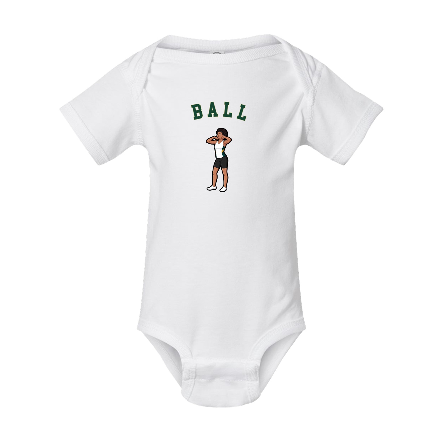 Baby Onesie — Shirsey Arch in White