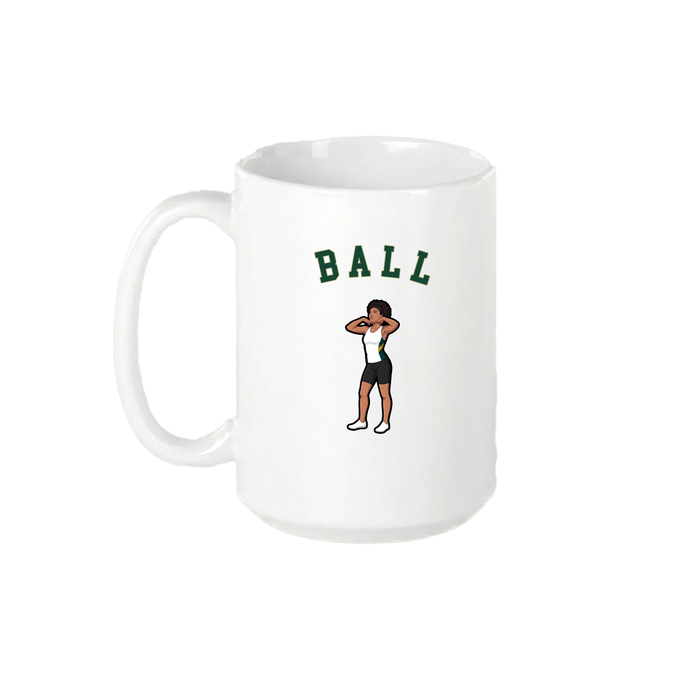 15oz Coffee Mug — Shirsey Arch in White