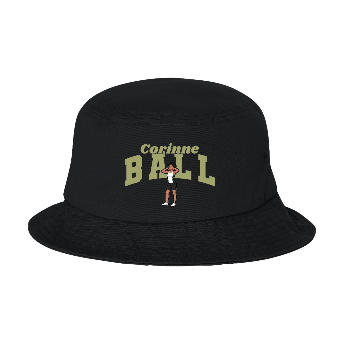 Bucket Cap — Signature Arch in Black