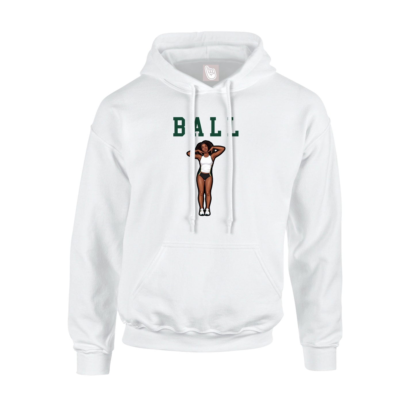 Youth Hoodie — Shirsey in White