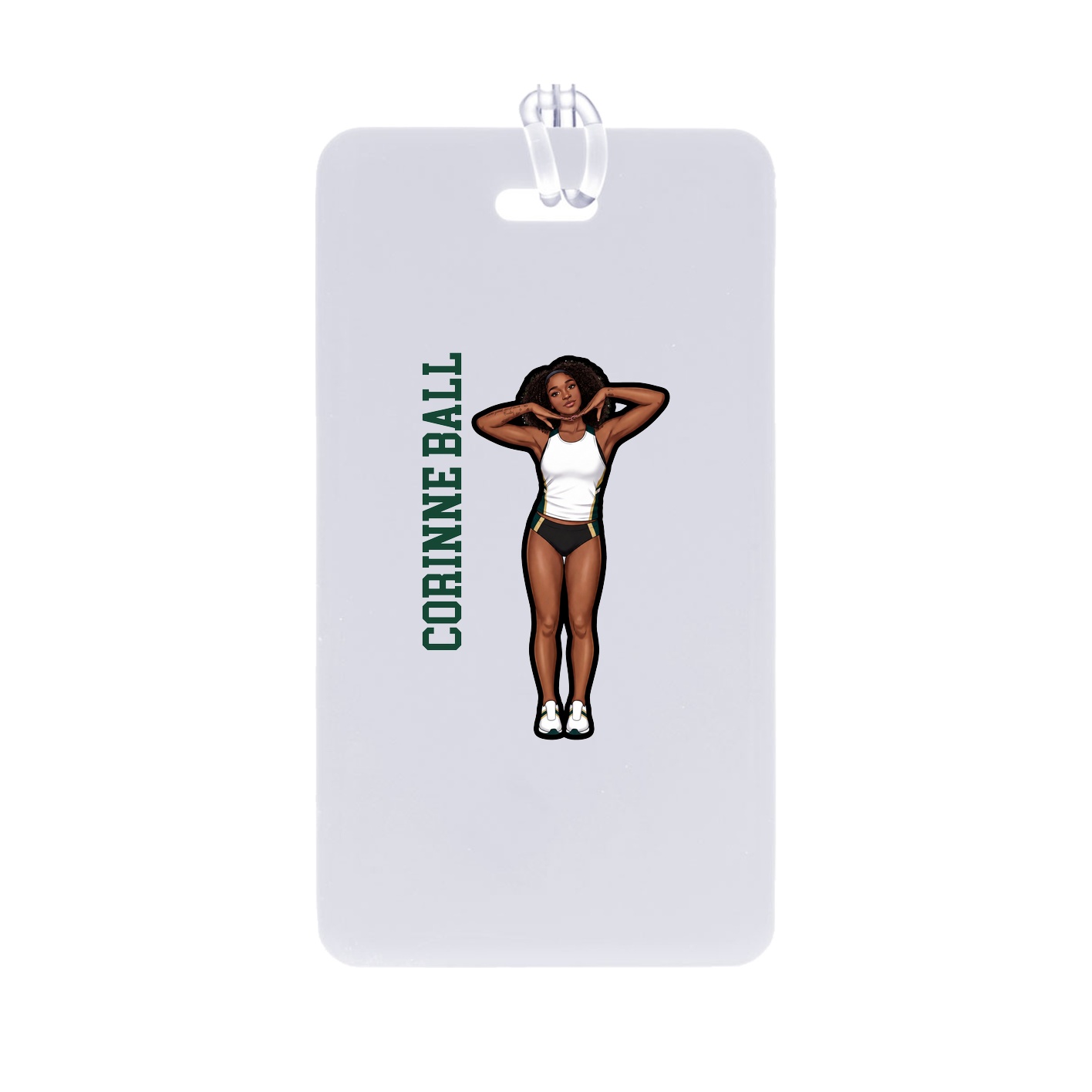 Bag Tag — Name Vertical in Classic
