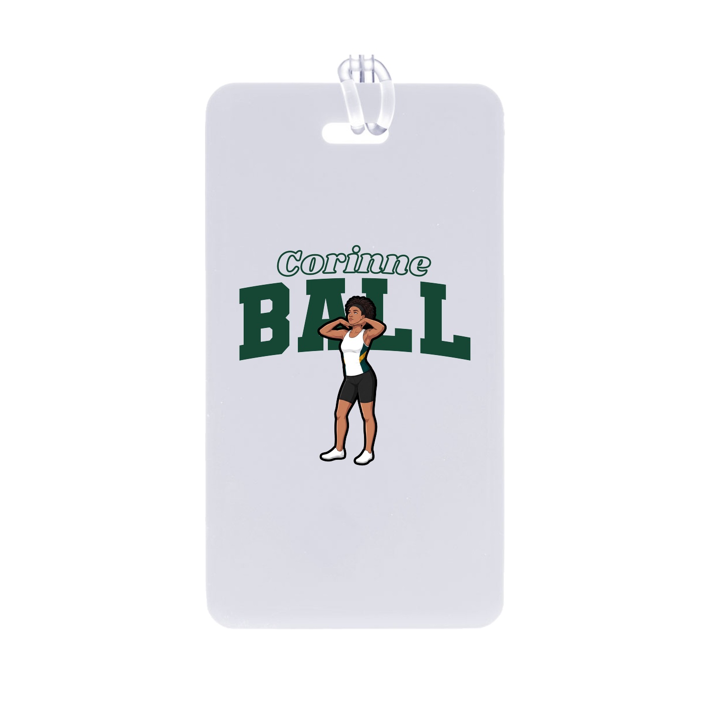 Bag Tag — Name Arch in Classic