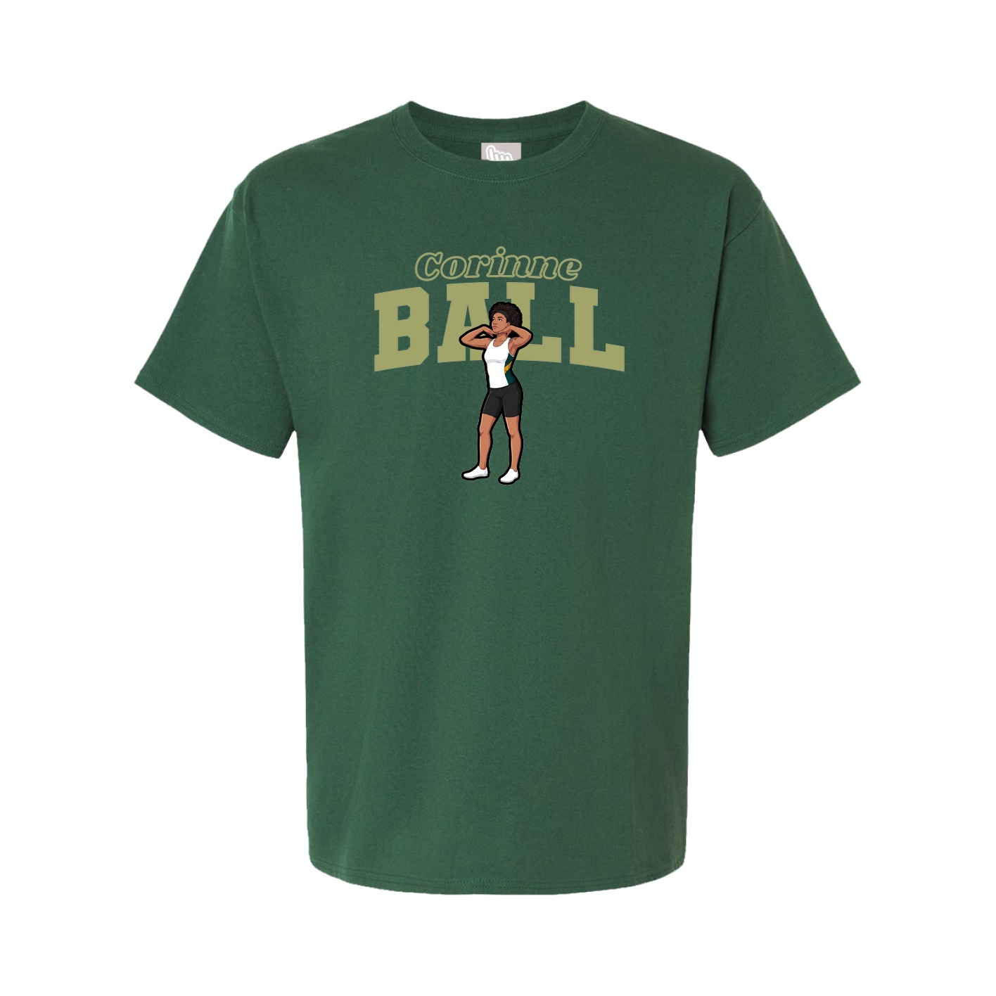 Tee — Name Arch in Green