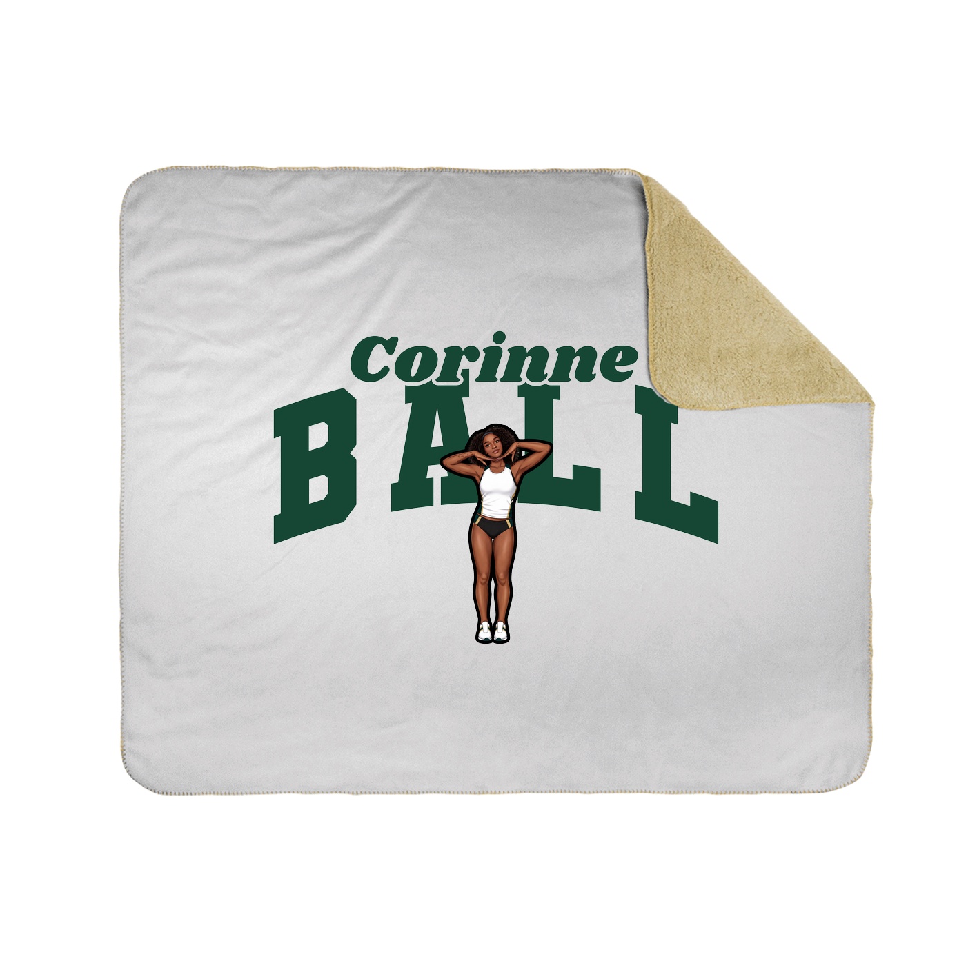 Throw Blanket — Signature Arch in White
