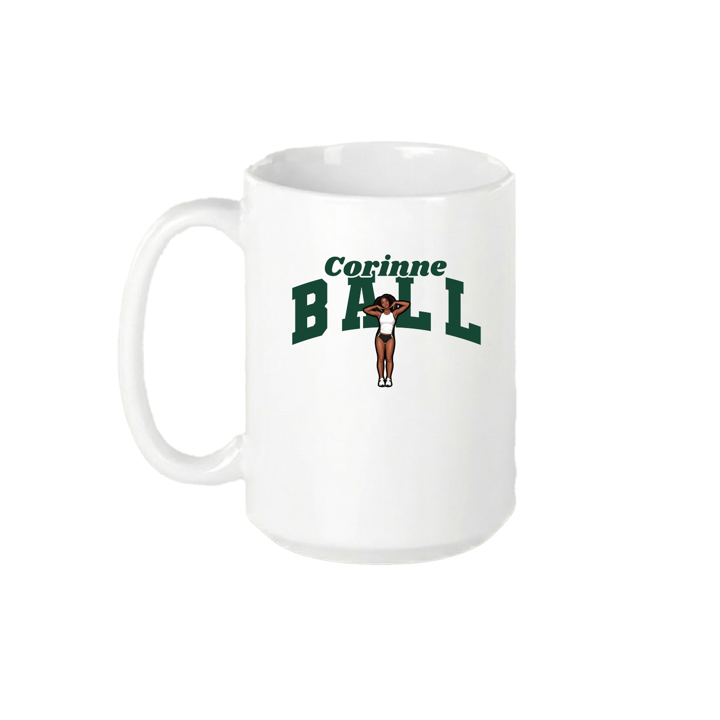 15oz Coffee Mug — Signature Arch in White