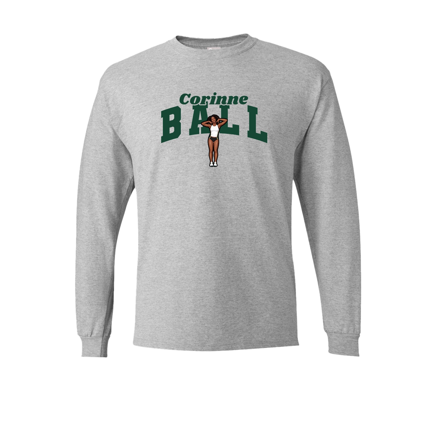 Long Sleeve Tee — Signature Arch in Grey