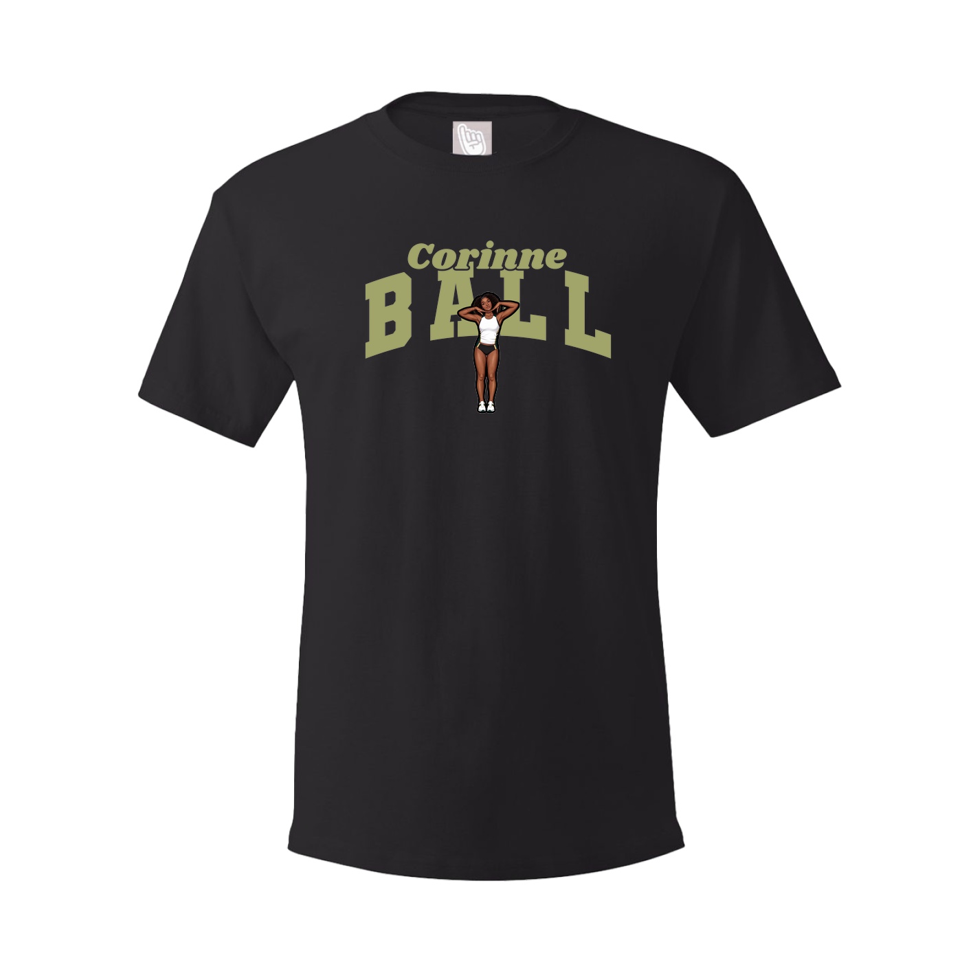 Youth Tee — Signature Arch in Black