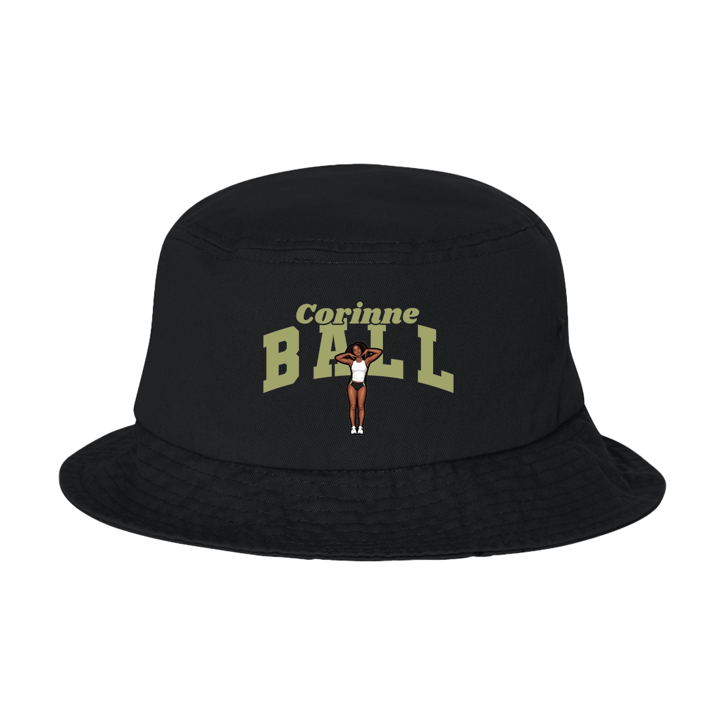 Bucket Cap — Signature Arch in Black