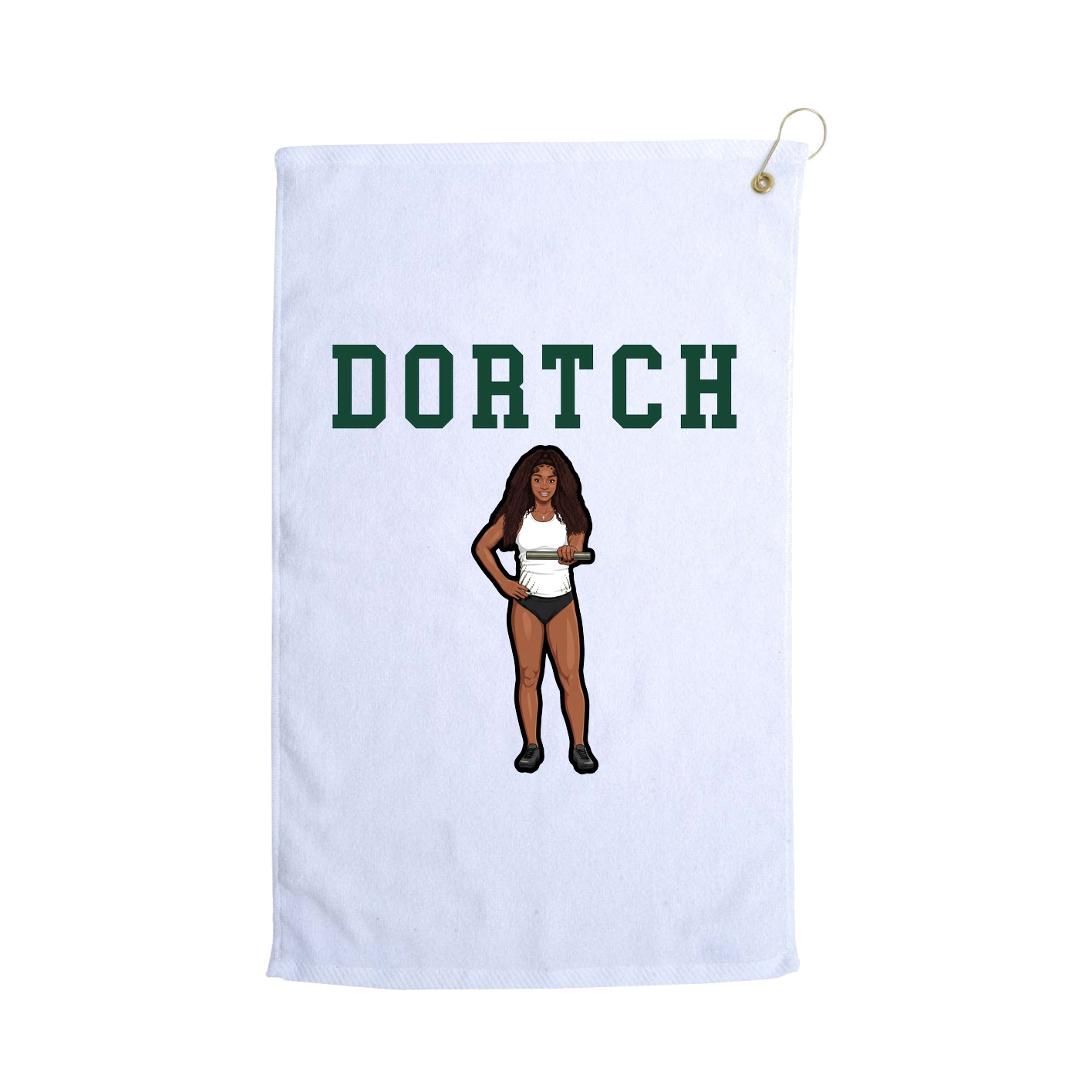 Golf Towel — Shirsey in White
