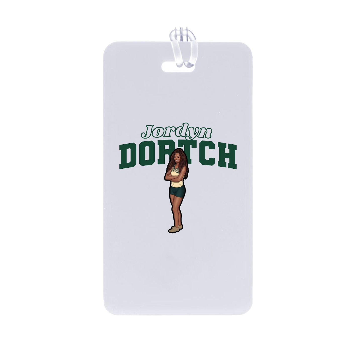 Bag Tag — Name Arch in Classic