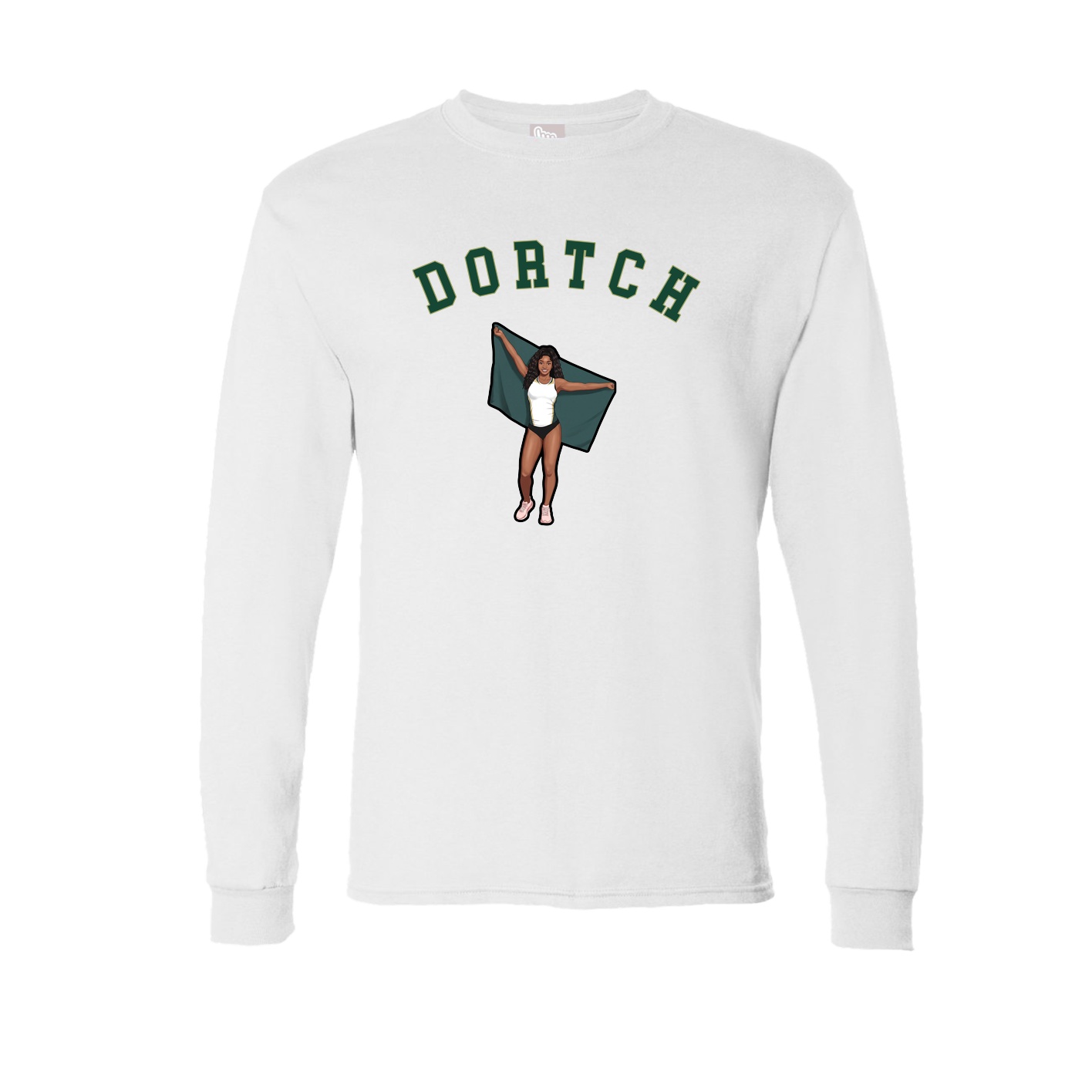 Long Sleeve Tee — Shirsey Arch in White