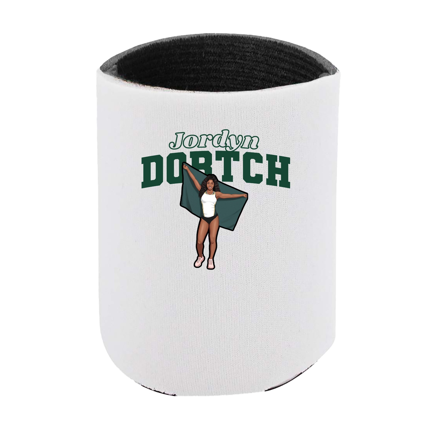 Can Holder — Name Arch in White