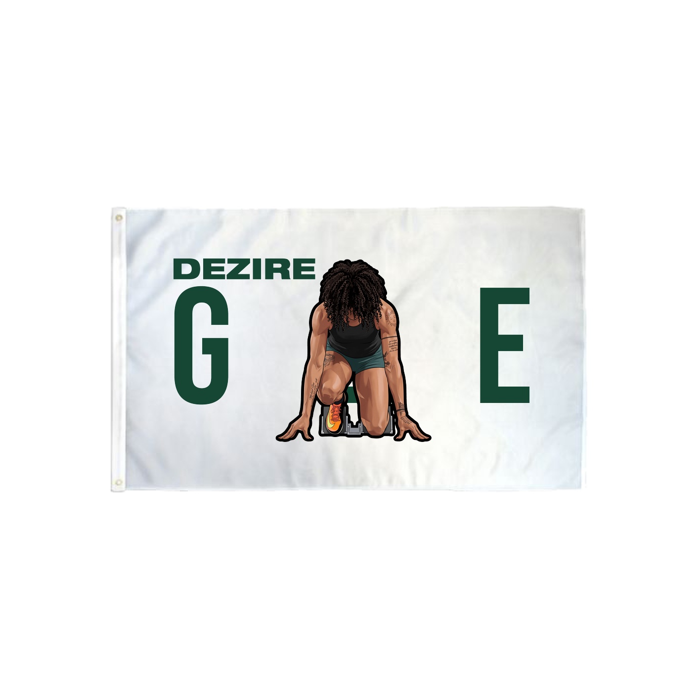 3x5 Flag — Player Name in Classic