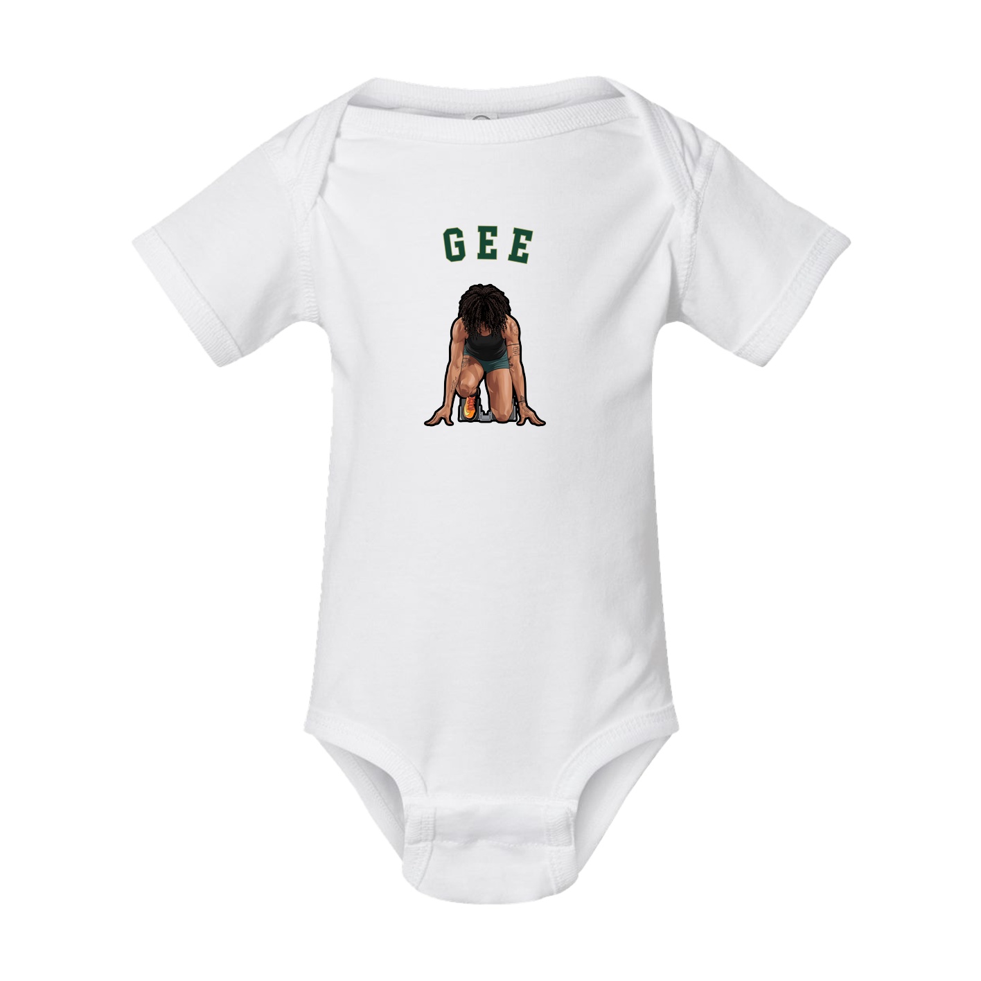 Baby Onesie — Shirsey Arch in White