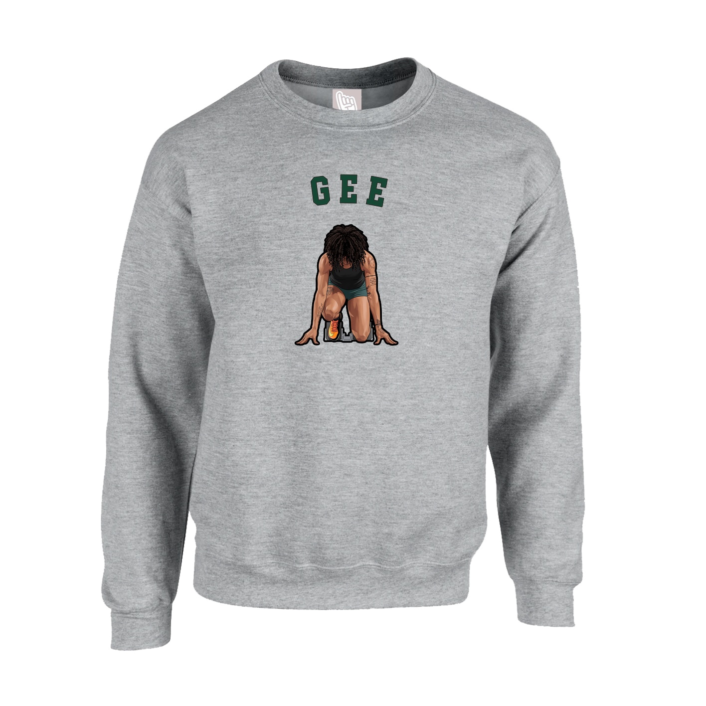 Fleece Crew — Shirsey Arch in Grey