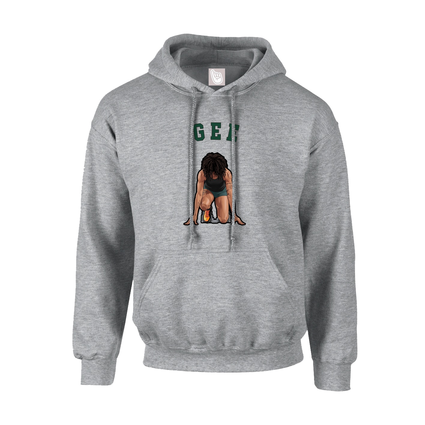 Youth Hoodie — Shirsey Arch in Grey