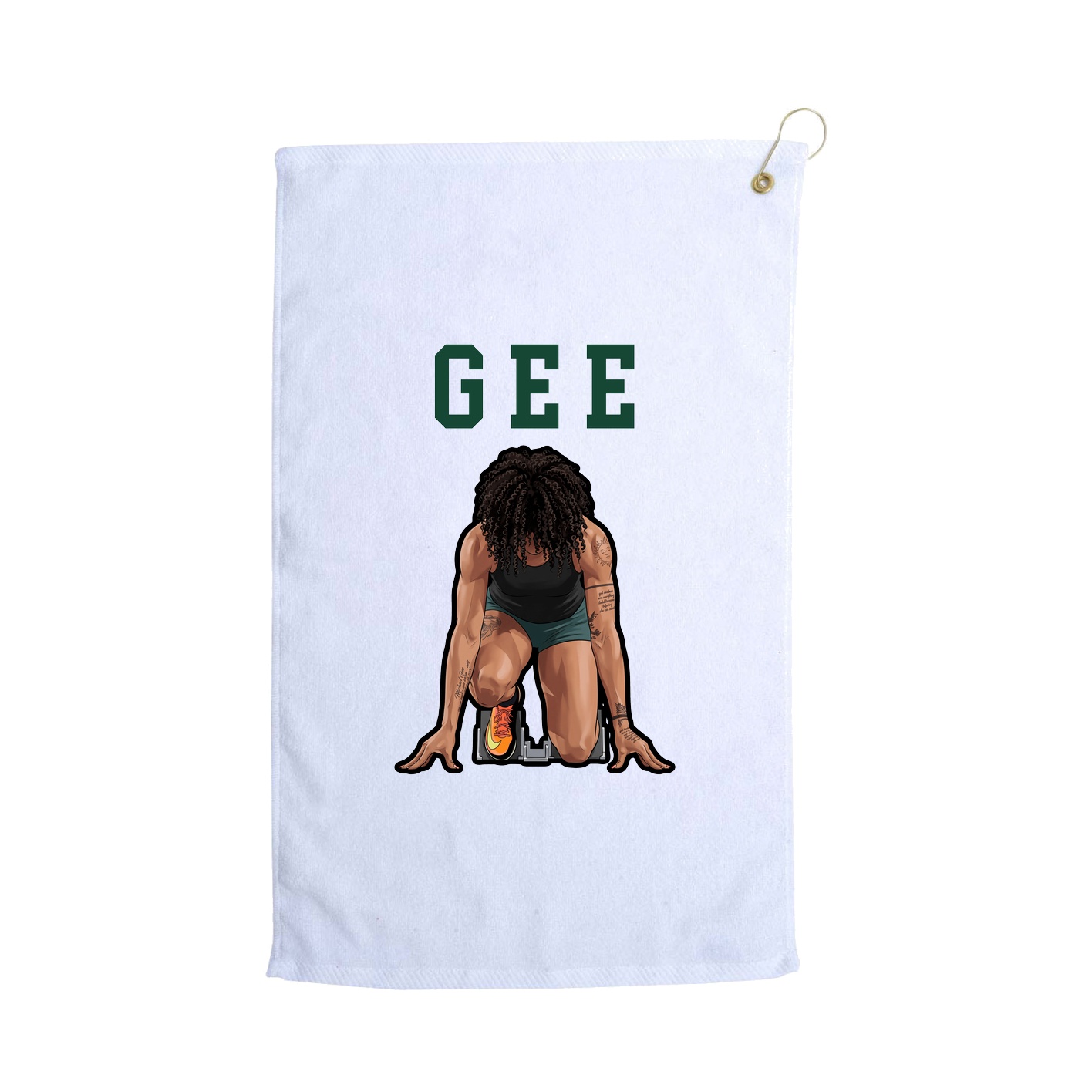 Golf Towel — Shirsey in White