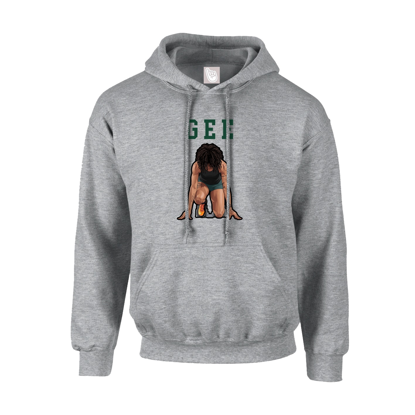 Hoodie — Shirsey in Grey