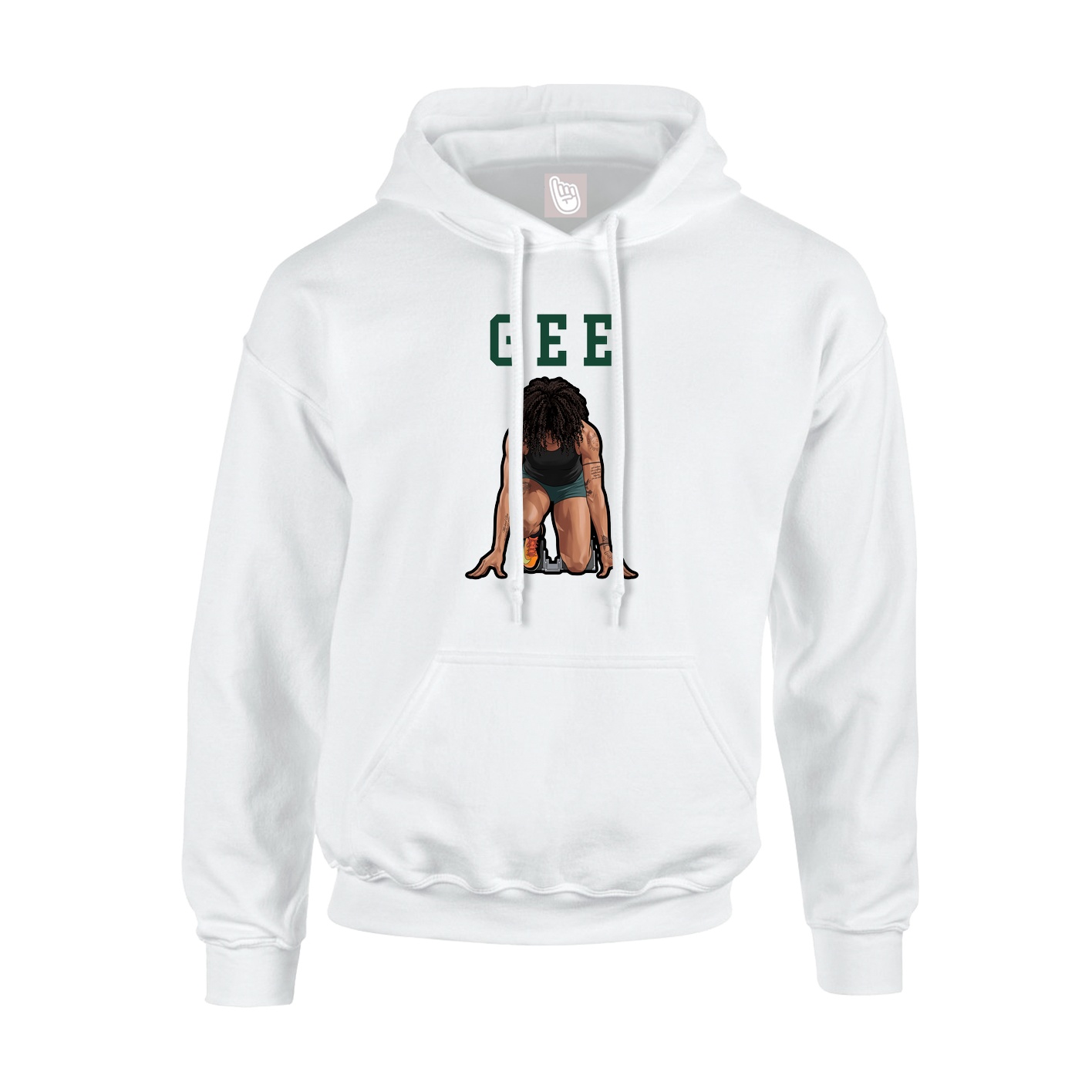 Youth Hoodie — Shirsey in White