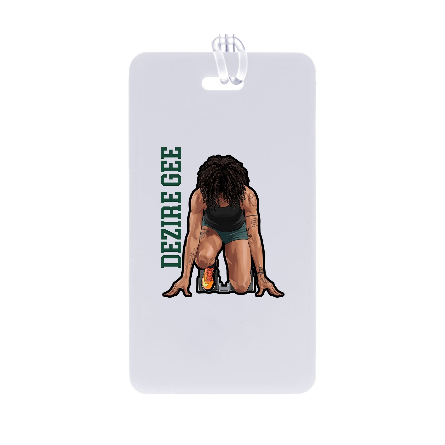 Bag Tag — Name Vertical in Classic
