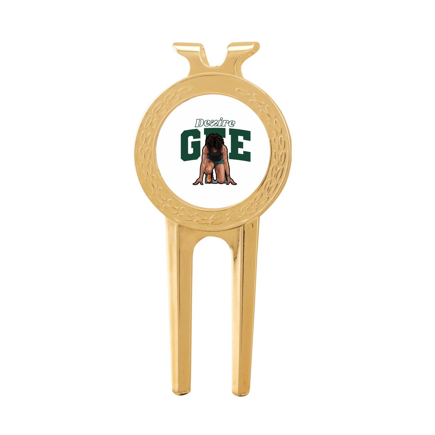 Divot Tool with Ball Marker — Name Arch in Classic