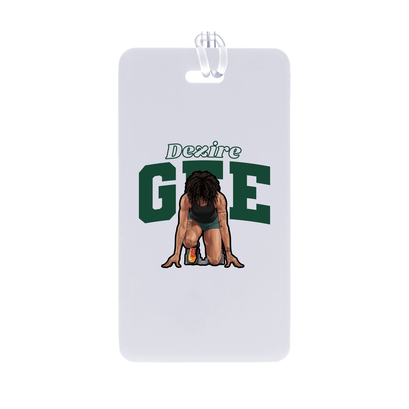 Bag Tag — Name Arch in Classic