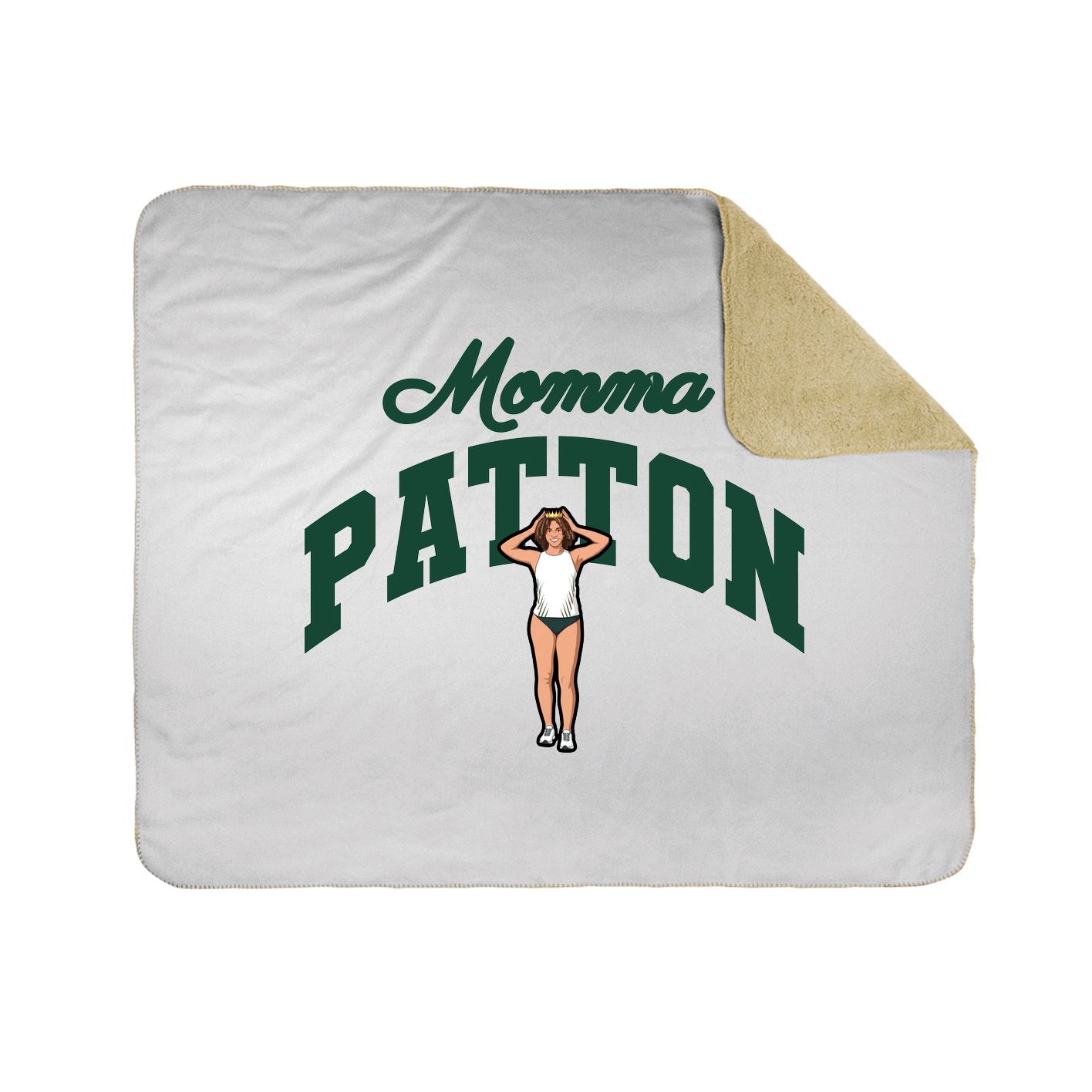 Throw Blanket — Mothers Day Arch in White