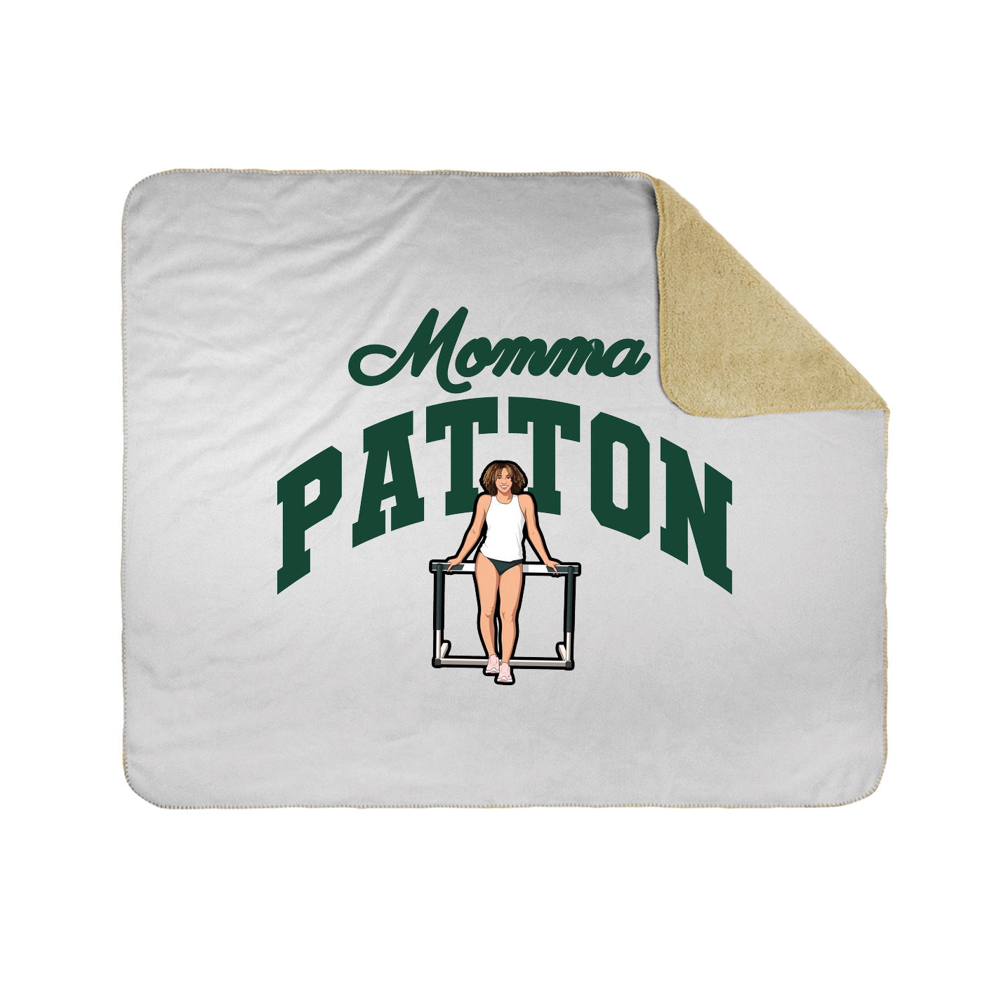 Throw Blanket — Mothers Day Arch in White