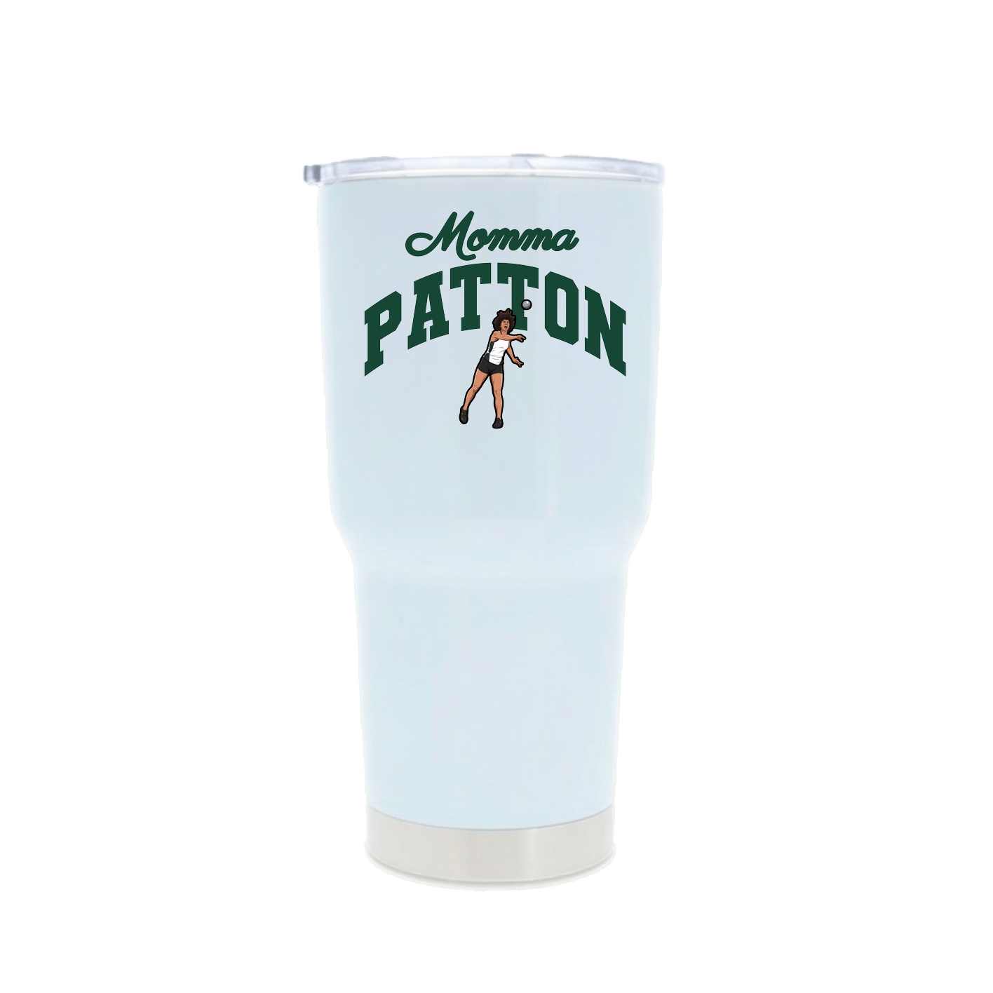 30oz Stainless Steel Tumbler — Mothers Day Arch in White