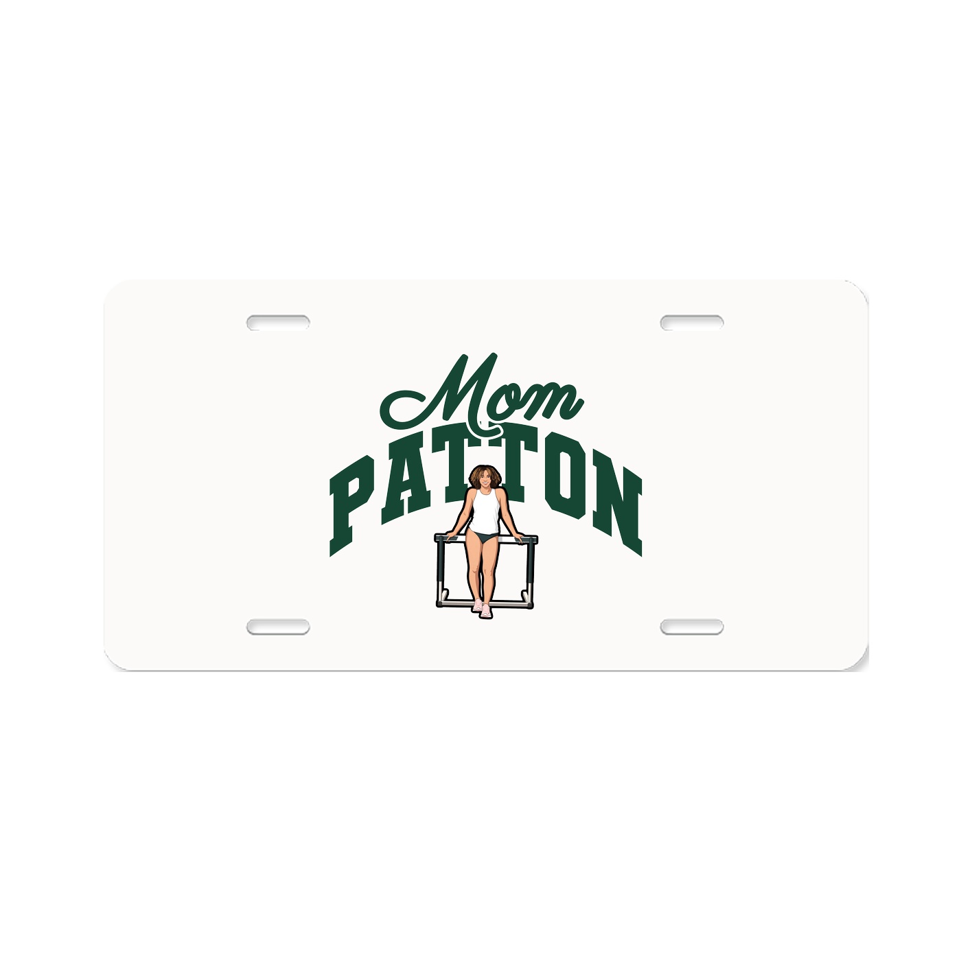 License Plate — Mothers Day Arch in Classic