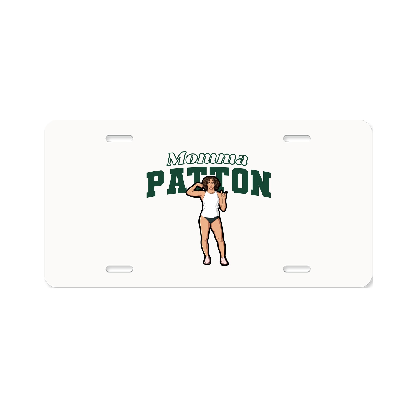 License Plate — Mothers Day Block in Classic