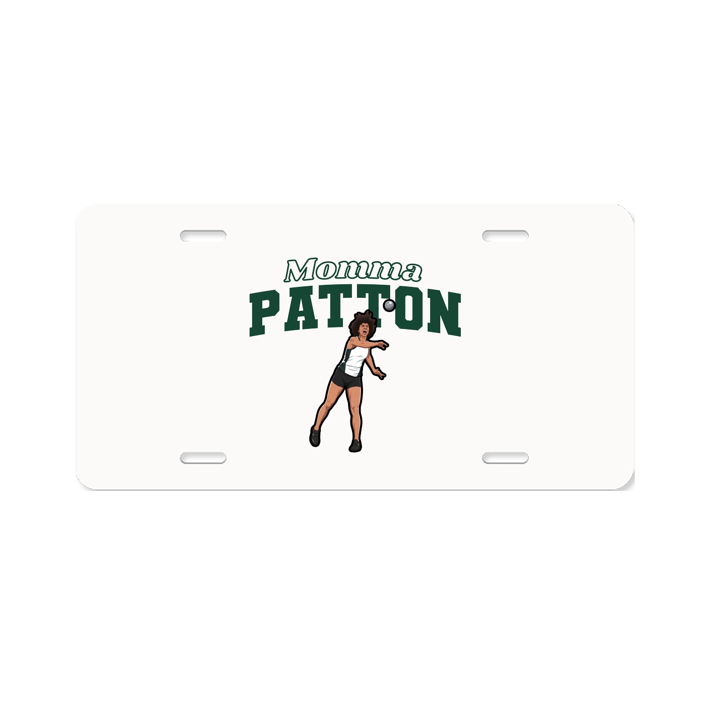 License Plate — Mothers Day Block in Classic