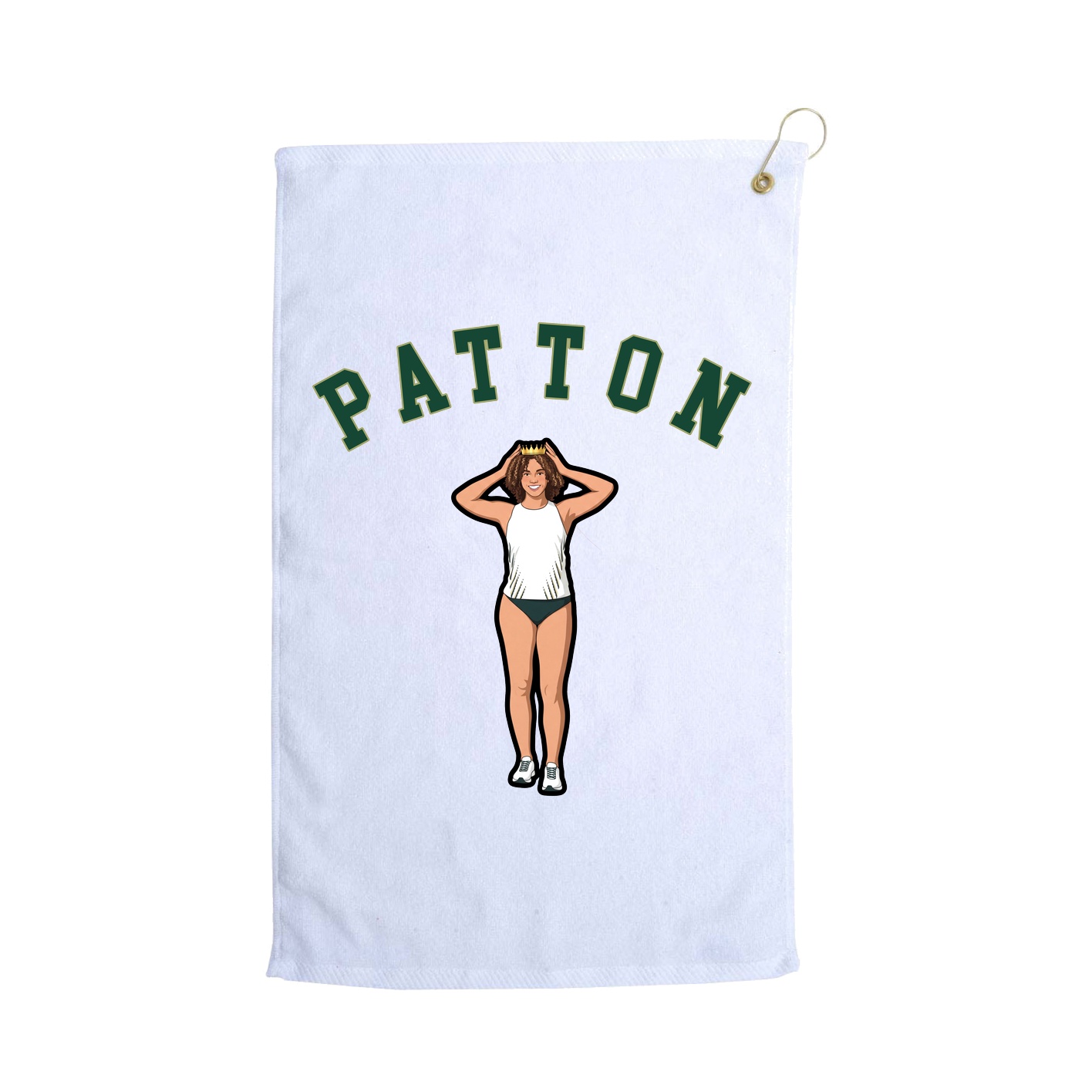 Golf Towel — Shirsey Arch in White