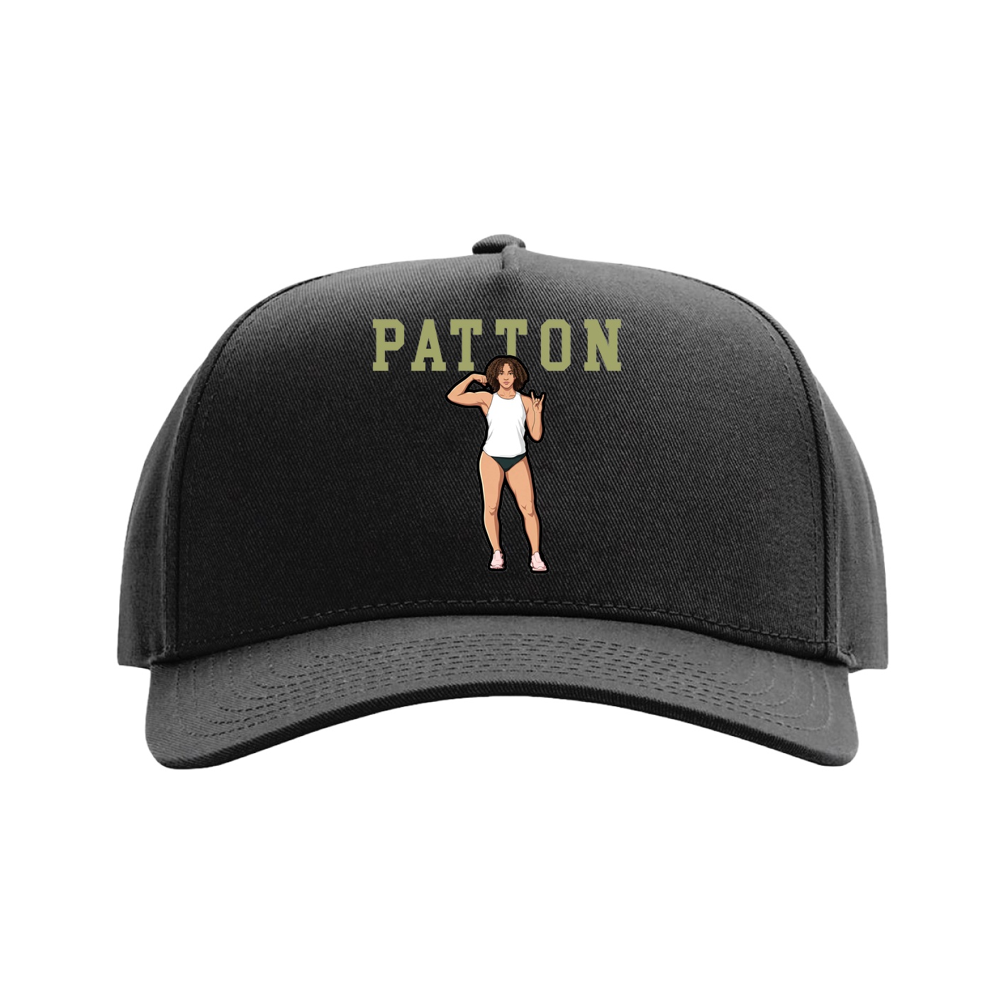 Full Fabric Five-Panel Champ Cap