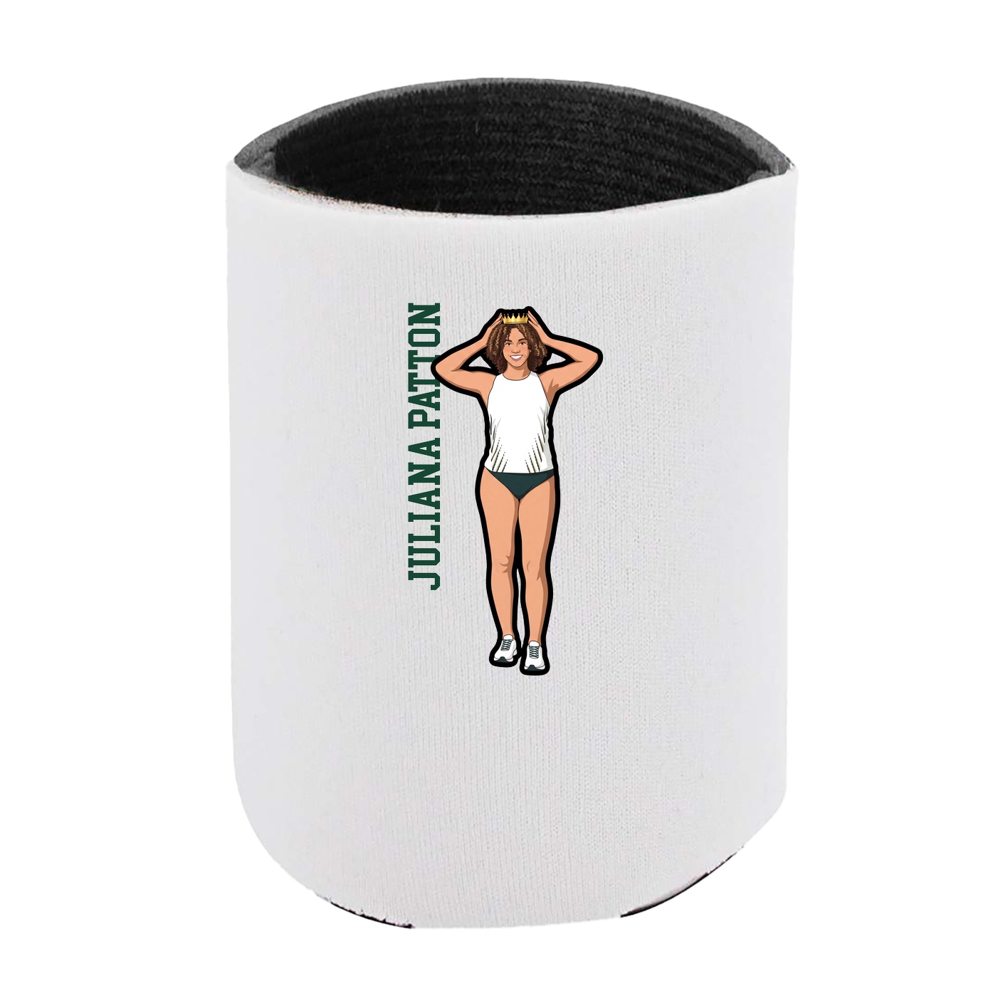 Can Holder — Name Vertical in White
