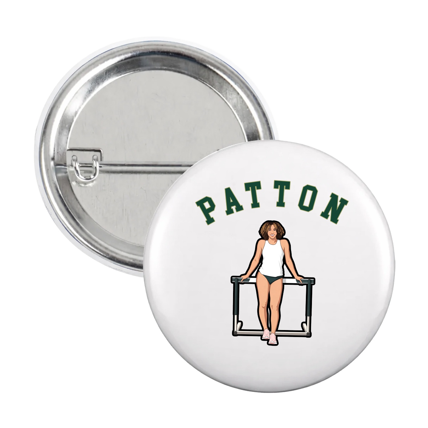 Game Day Button — Shirsey Arch in White