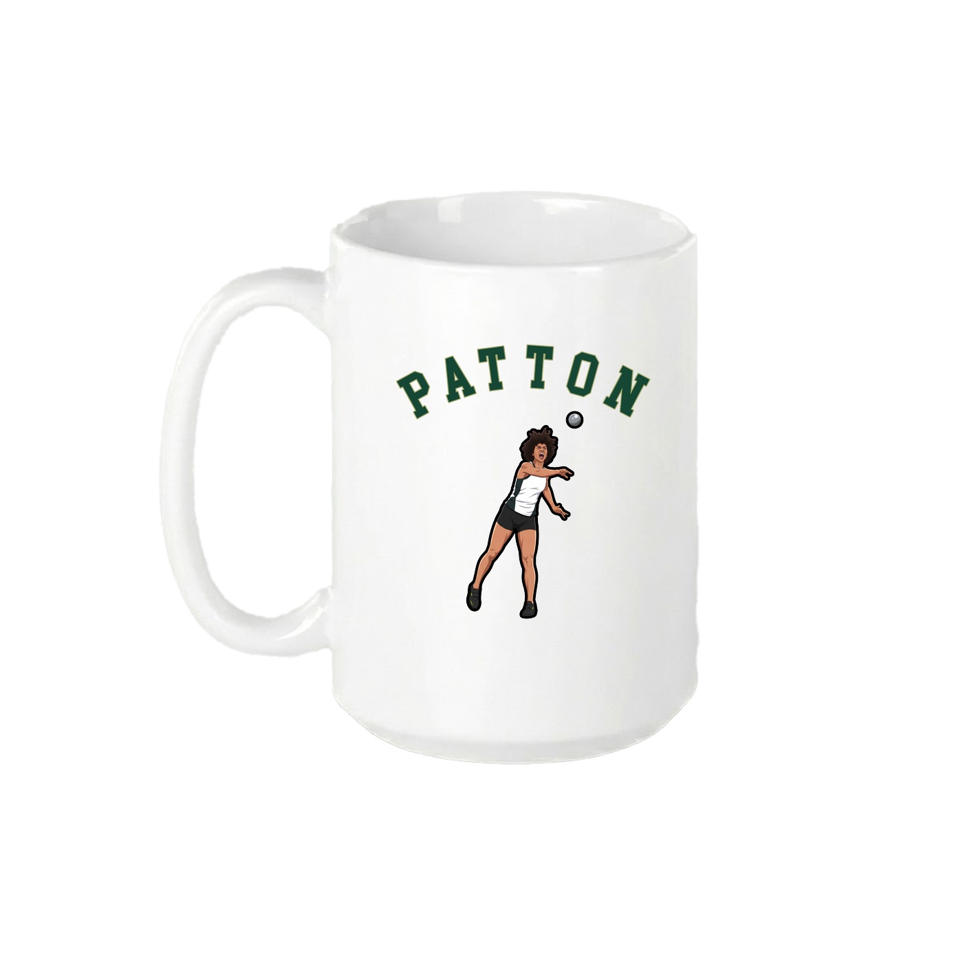 15oz Coffee Mug — Shirsey Arch in White