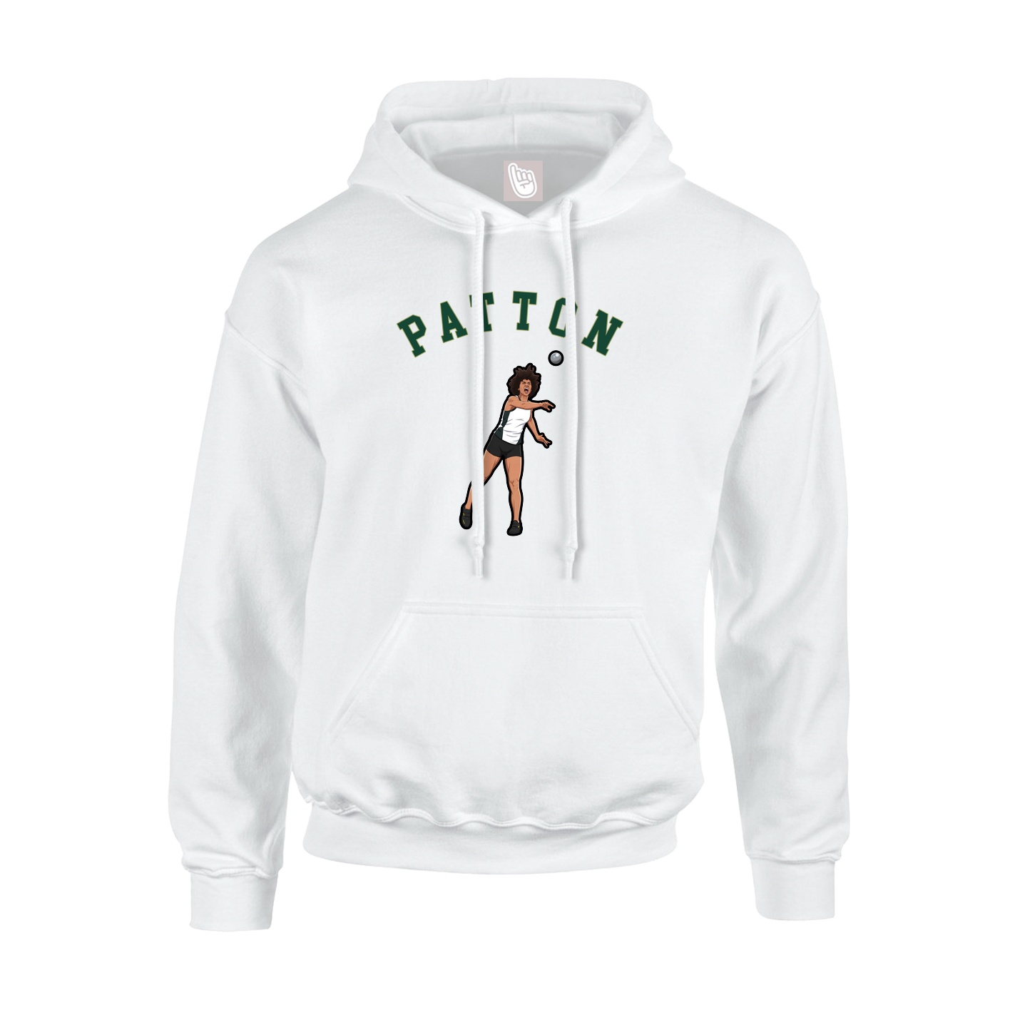 Hoodie — Shirsey Arch in White