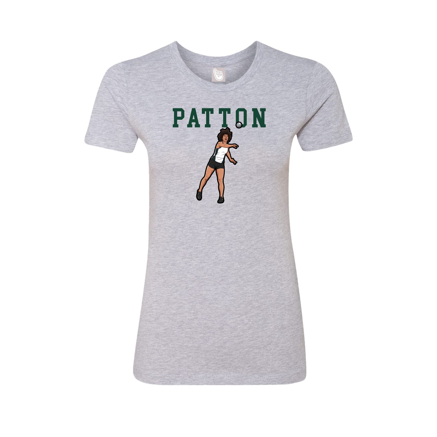 Fitted Women's Tee — Shirsey in Grey