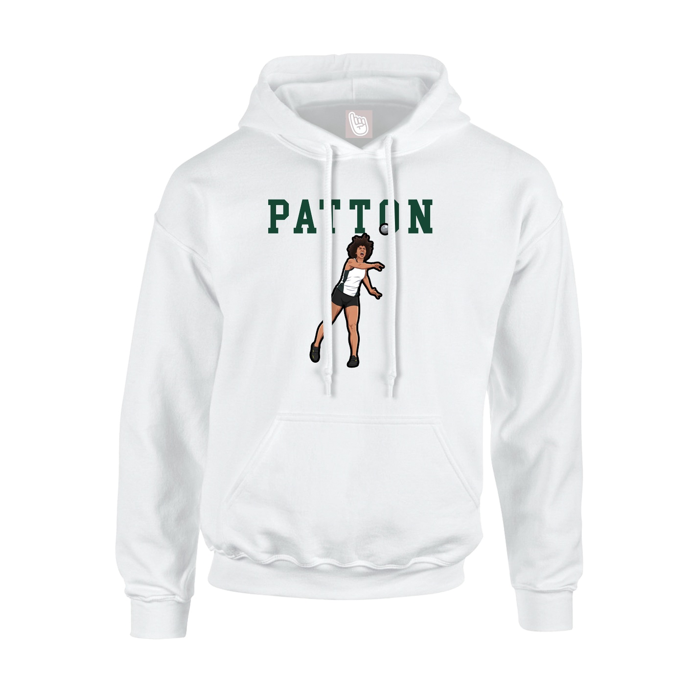 Hoodie — Shirsey in White