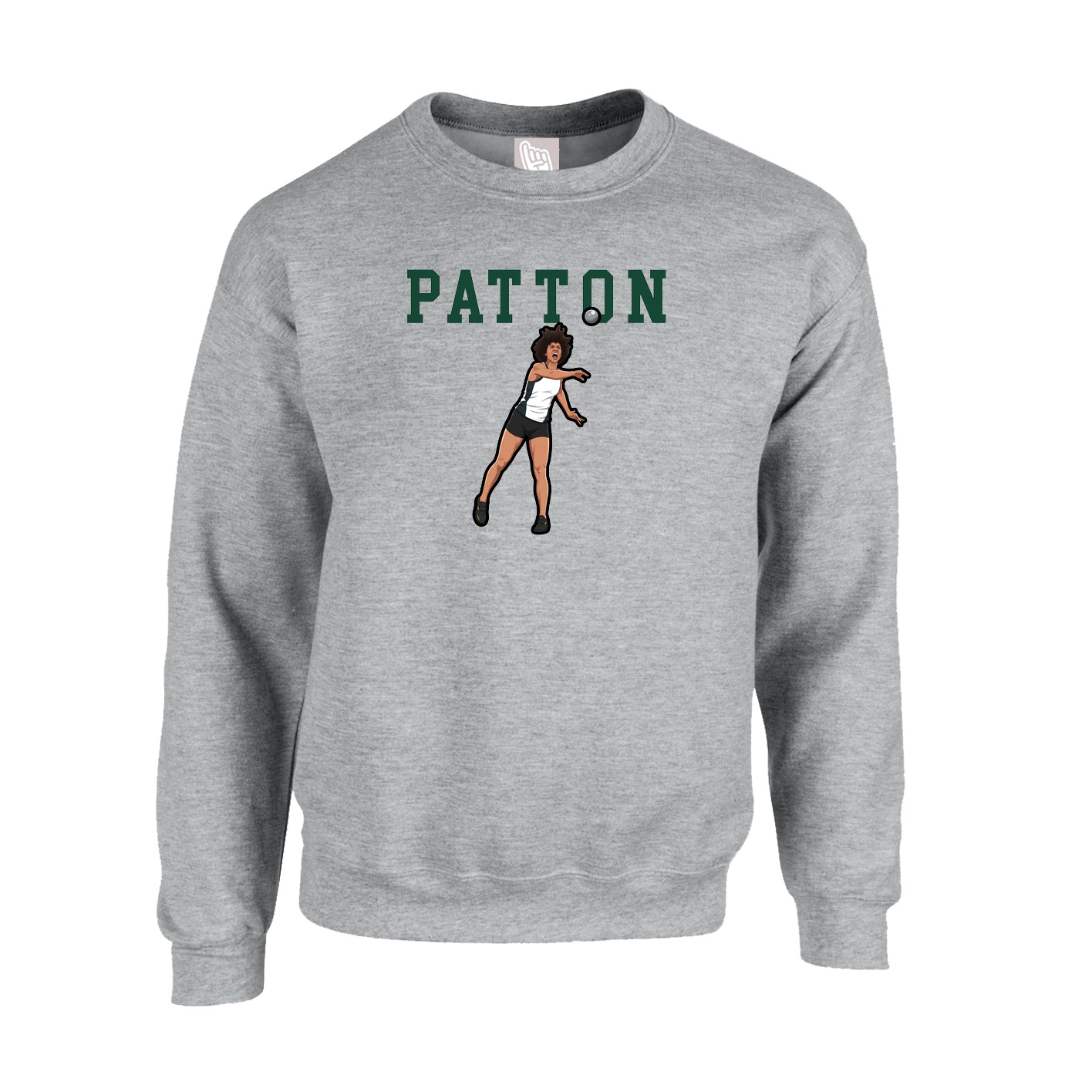 Fleece Crew — Shirsey in Grey
