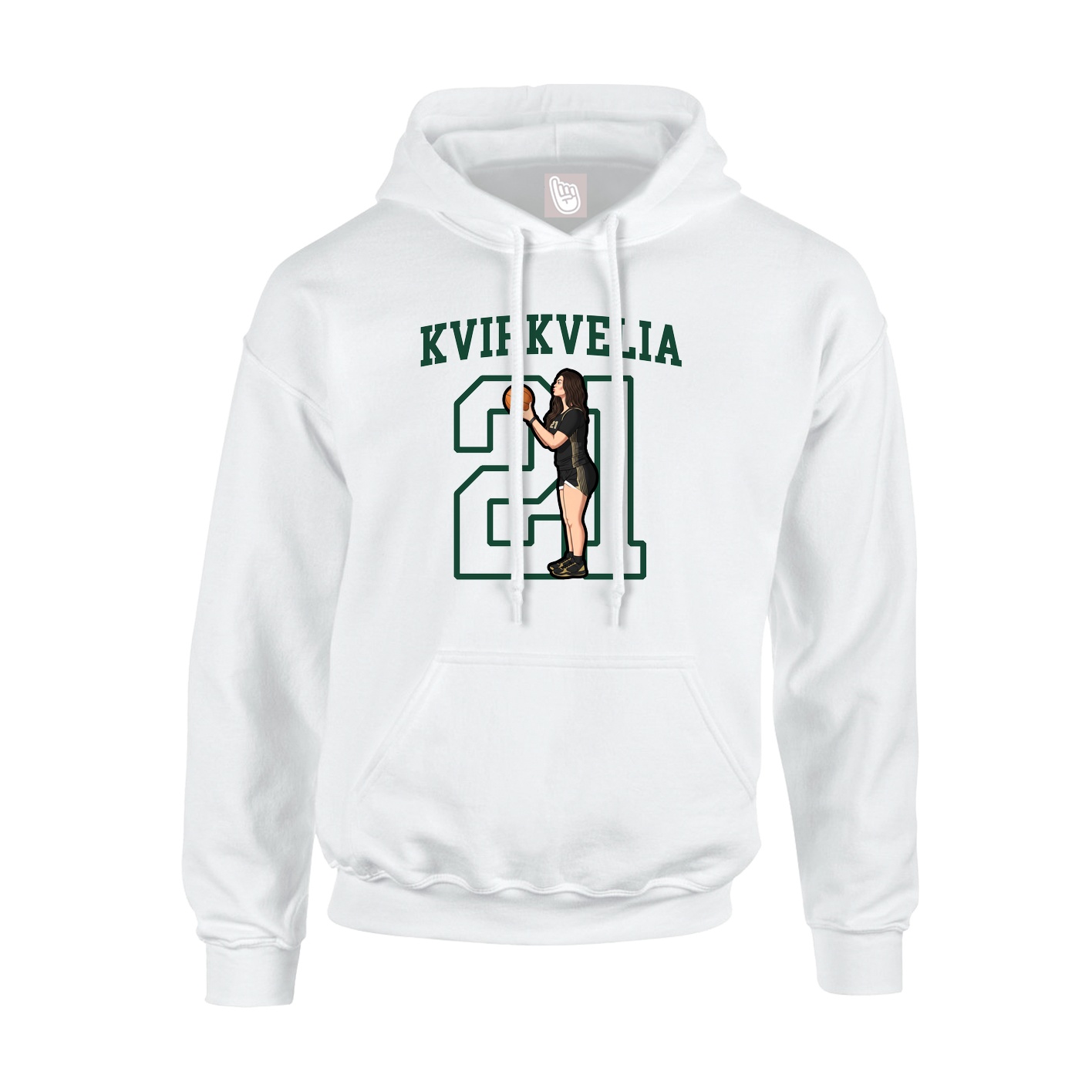 Hoodie — Shirsey in White