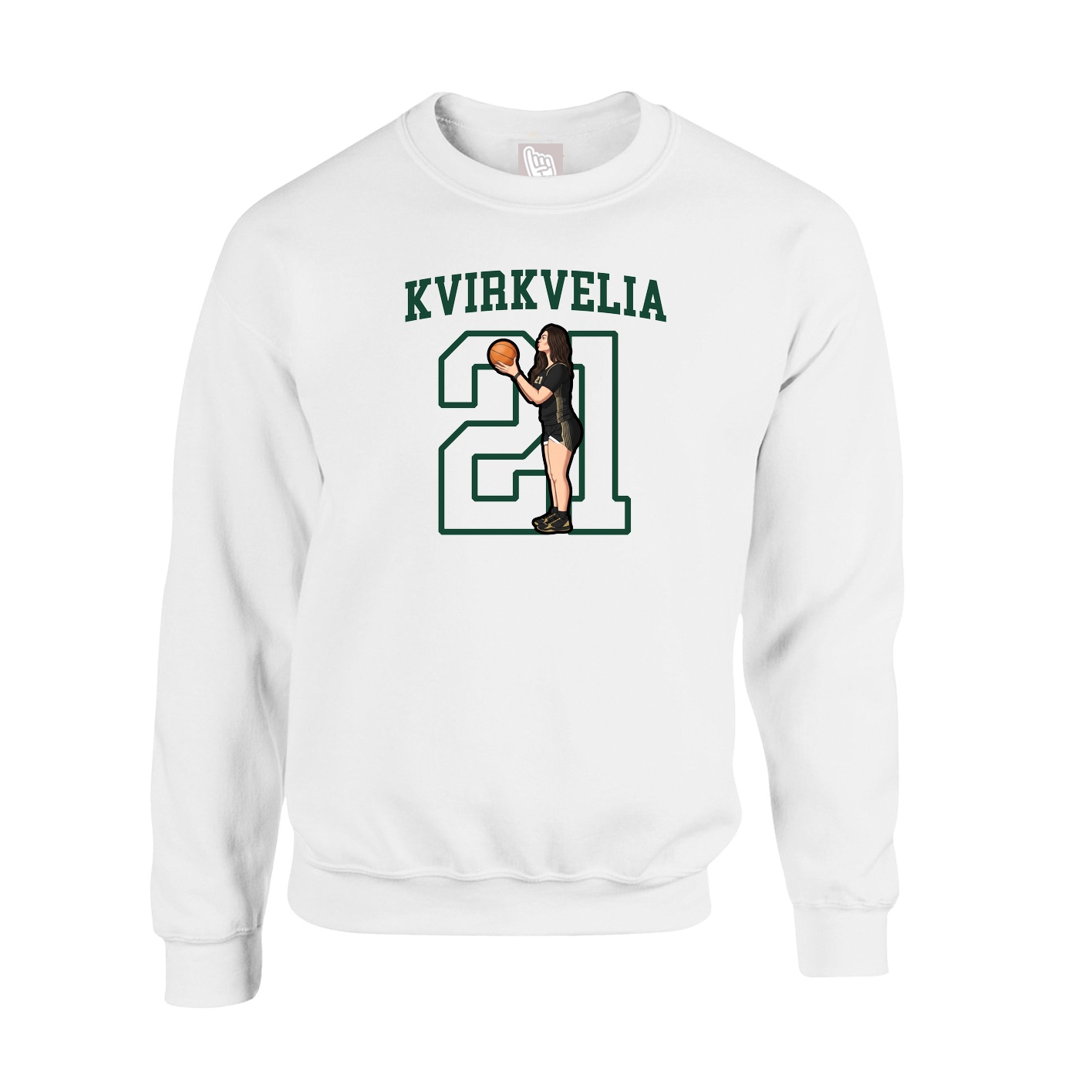 Fleece Crew — Shirsey in White