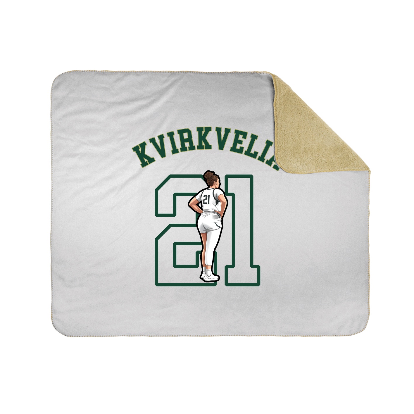 50x60 Sherpa Lined Throw Blanket