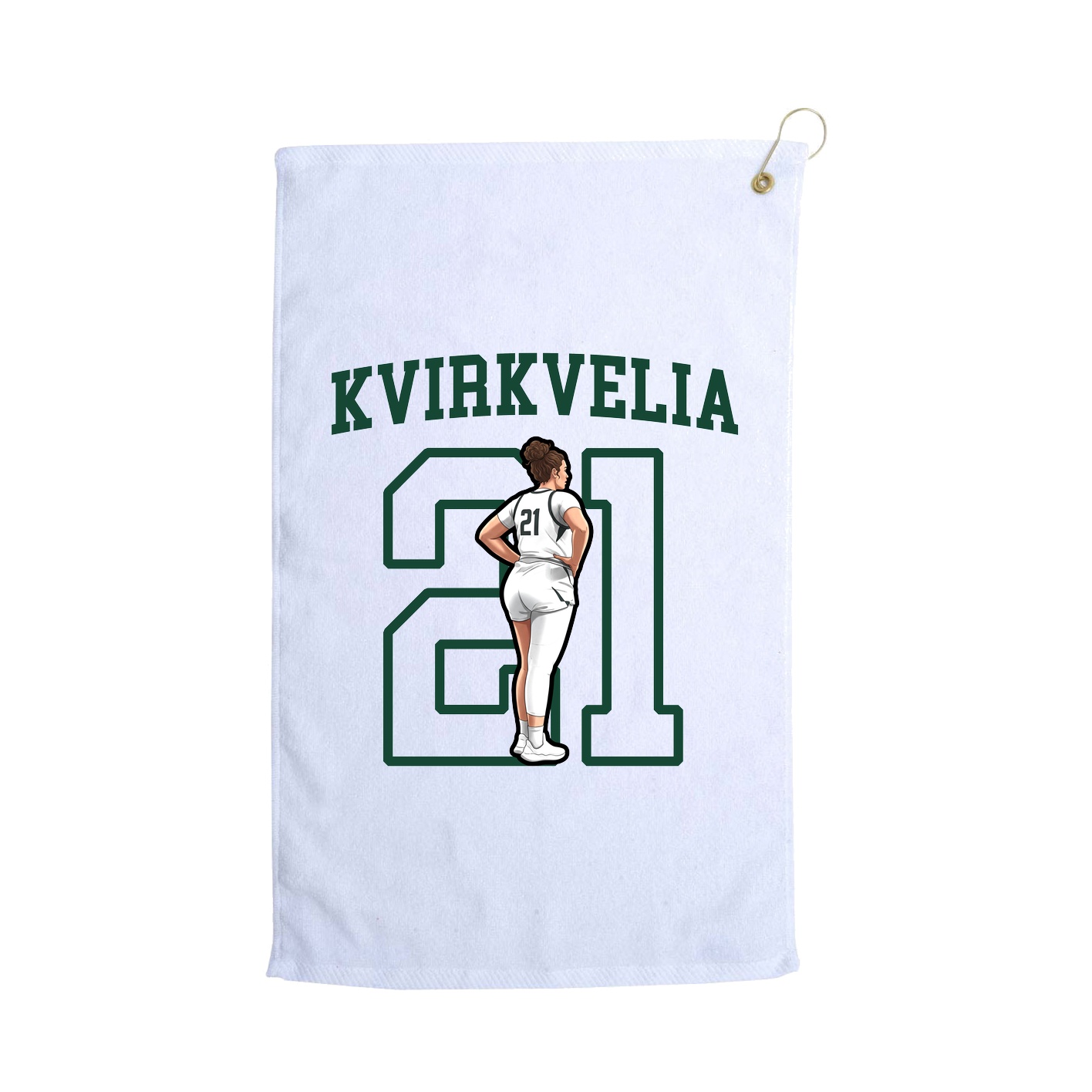 Golf Towel — Shirsey in White